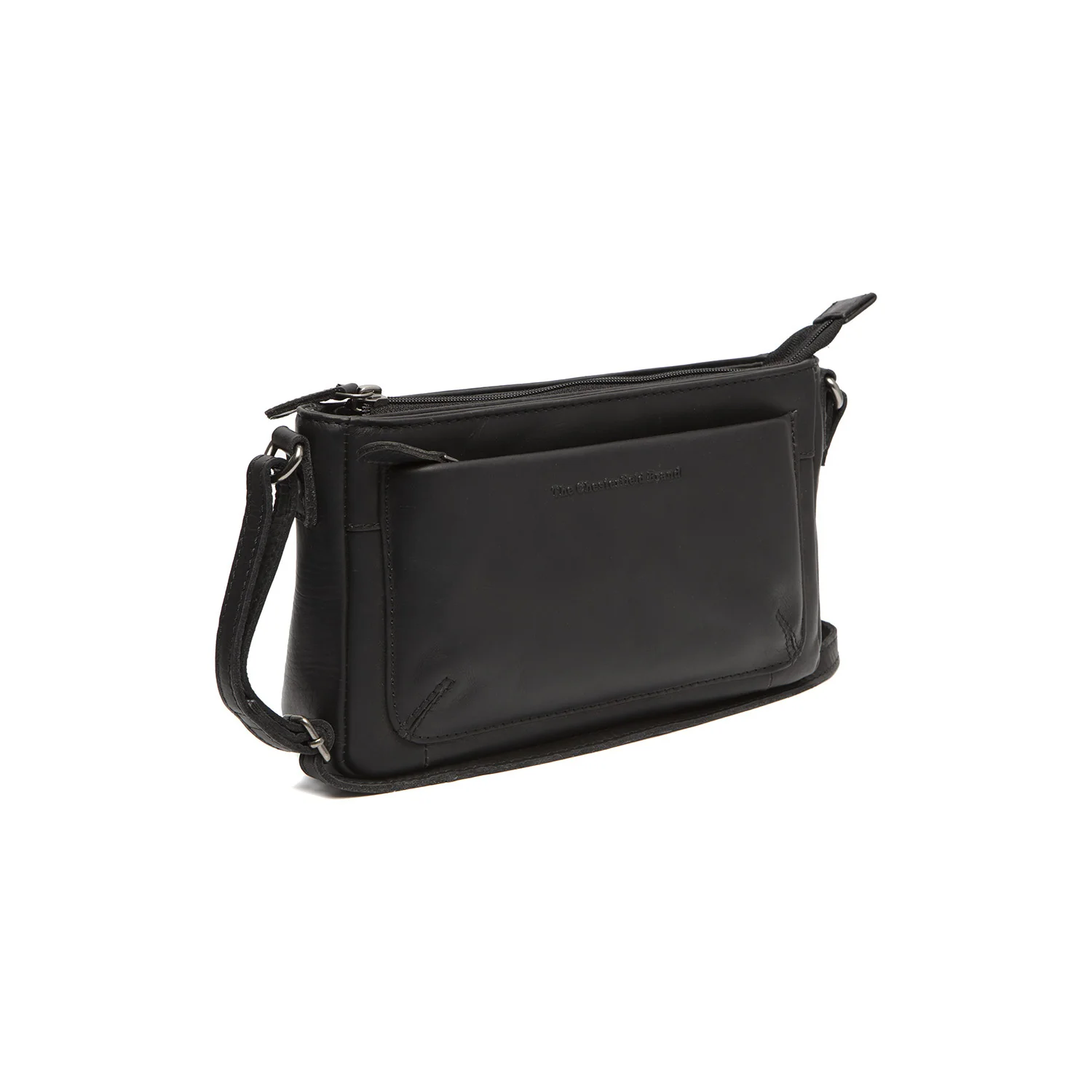 Leather Crossbody Bag Black Southampton