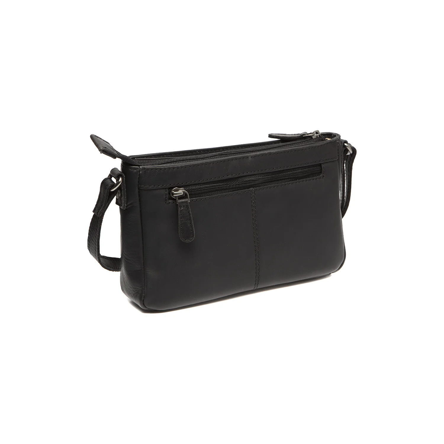 Leather Crossbody Bag Black Southampton - Image 5