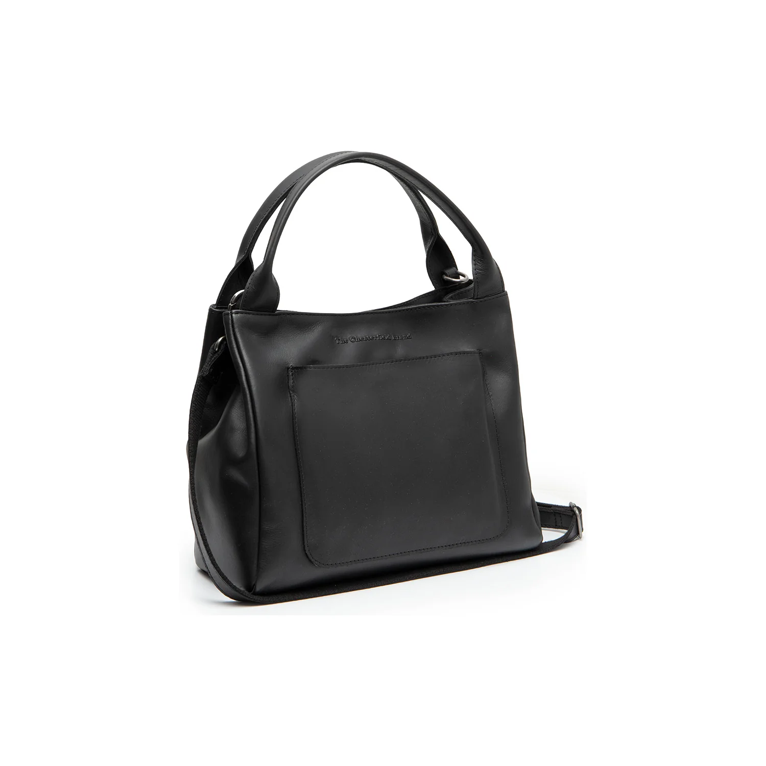 Leather Handbag Black Tenara