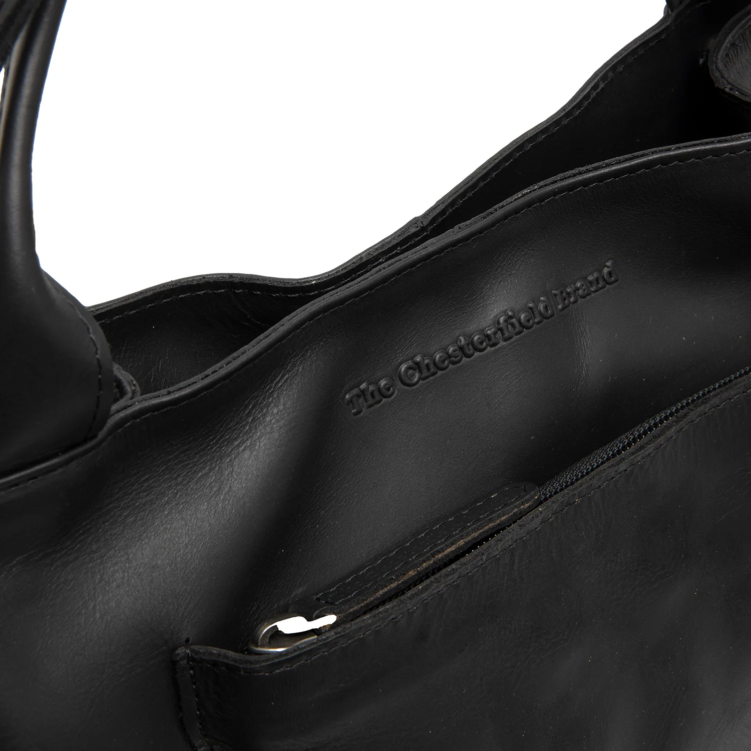 Leather Handbag Black Tenara - Image 3
