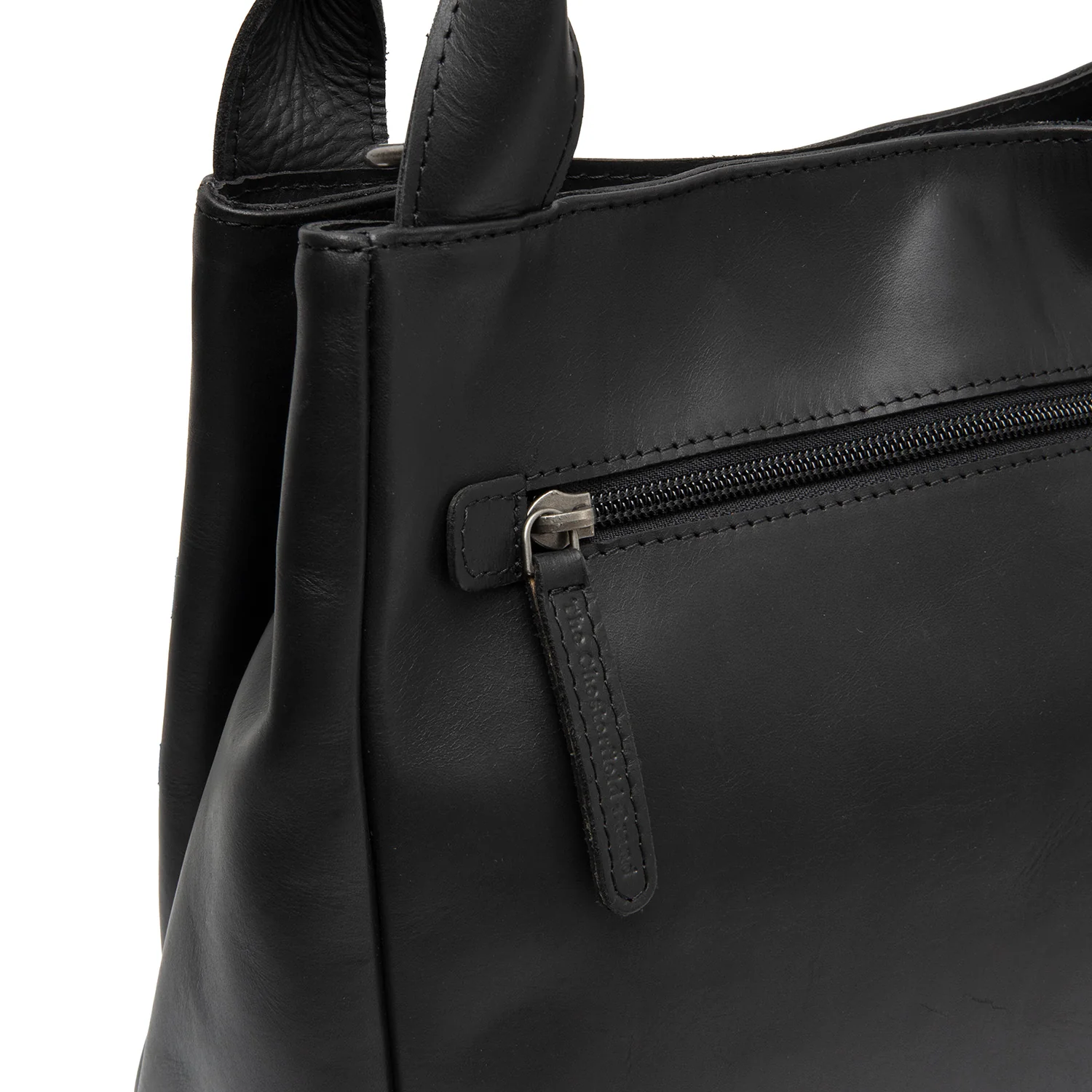 Leather Handbag Black Tenara - Image 4