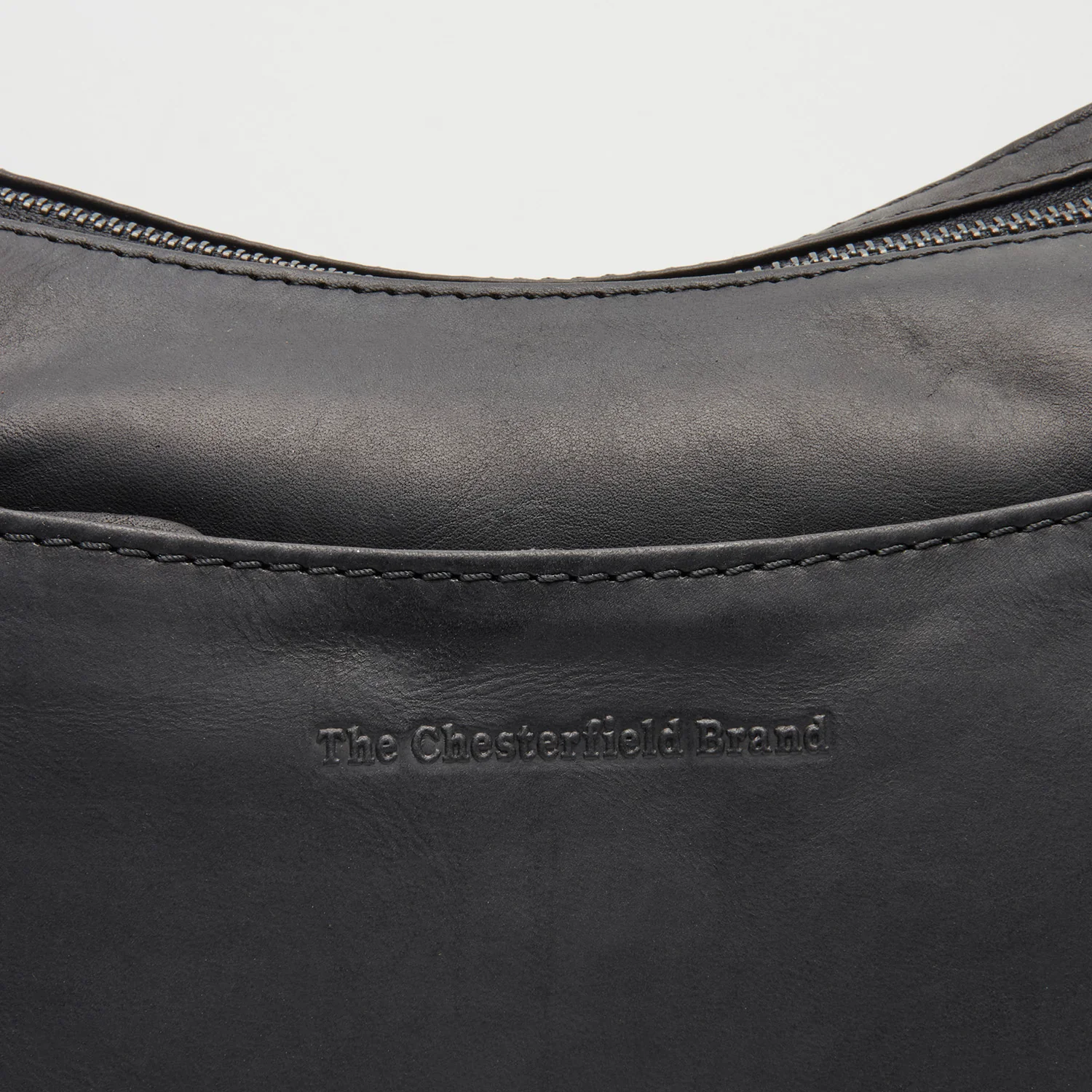Leather Shoulder Bag Black Tivra - Image 2