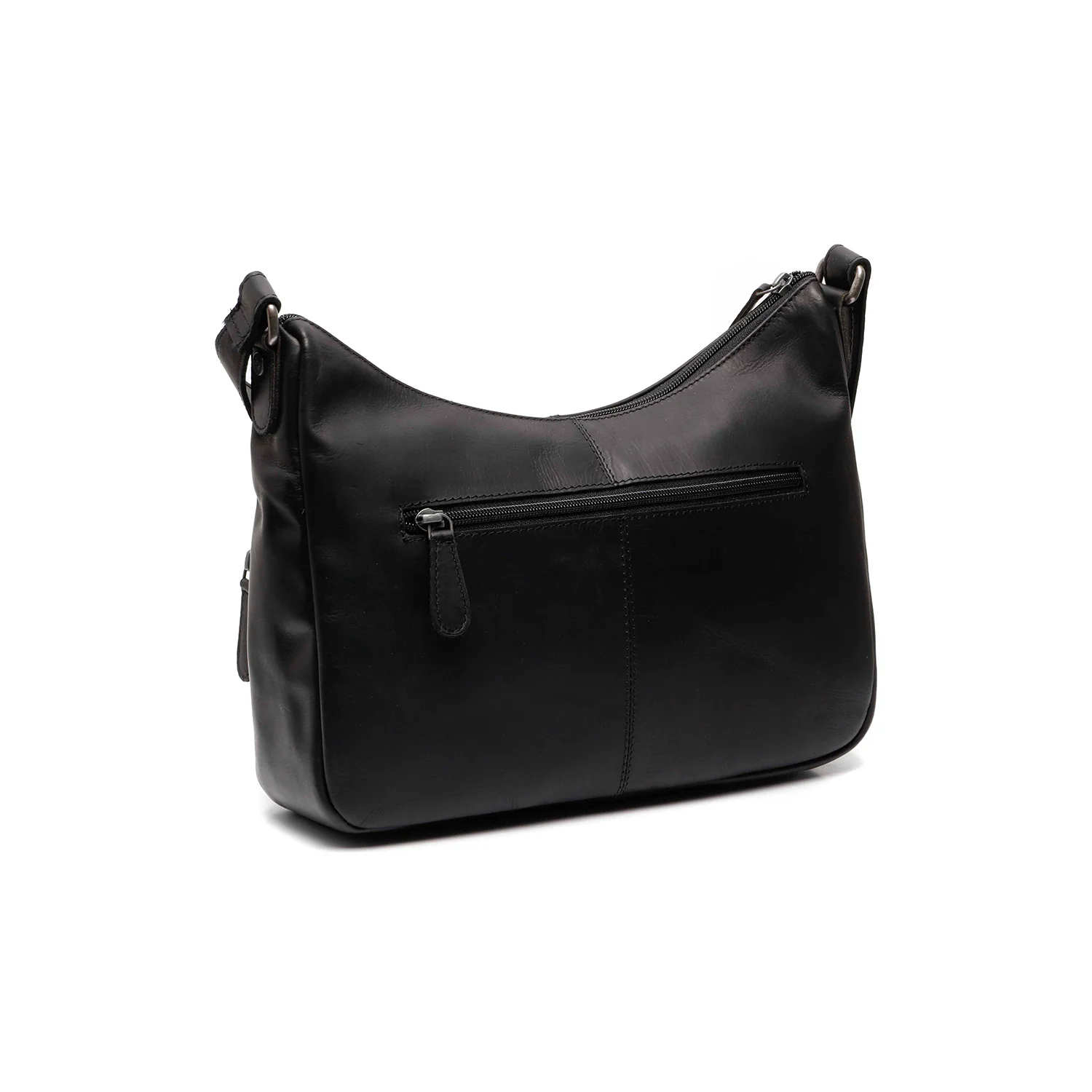 Leather Crossbody Bag Black Valenora - Image 6