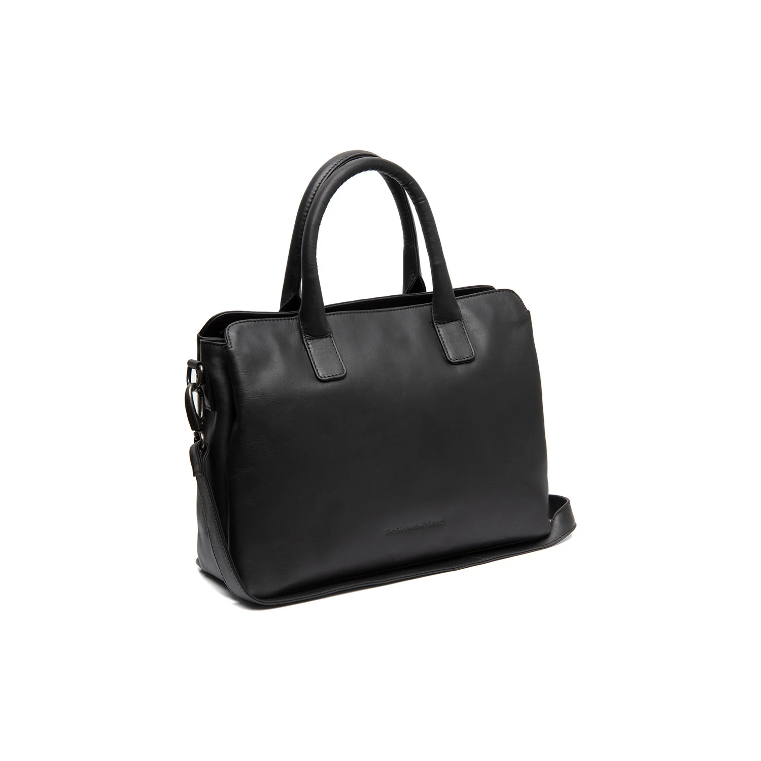 Leather Handbag Black Valmonte