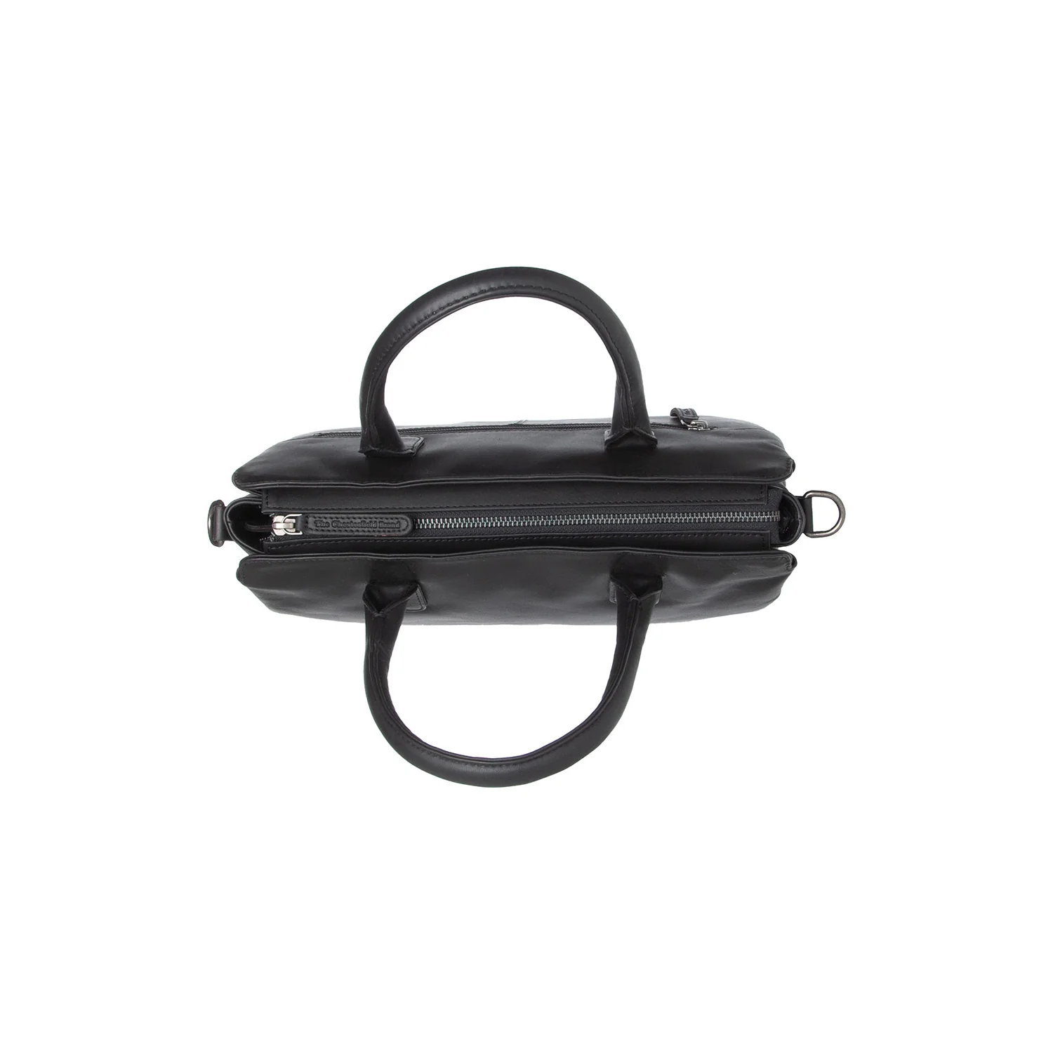 Leather Handbag Black Valmonte - Image 3