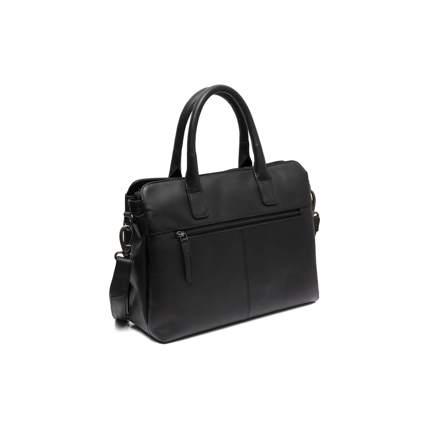 Leather Handbag Black Valmonte - Image 7