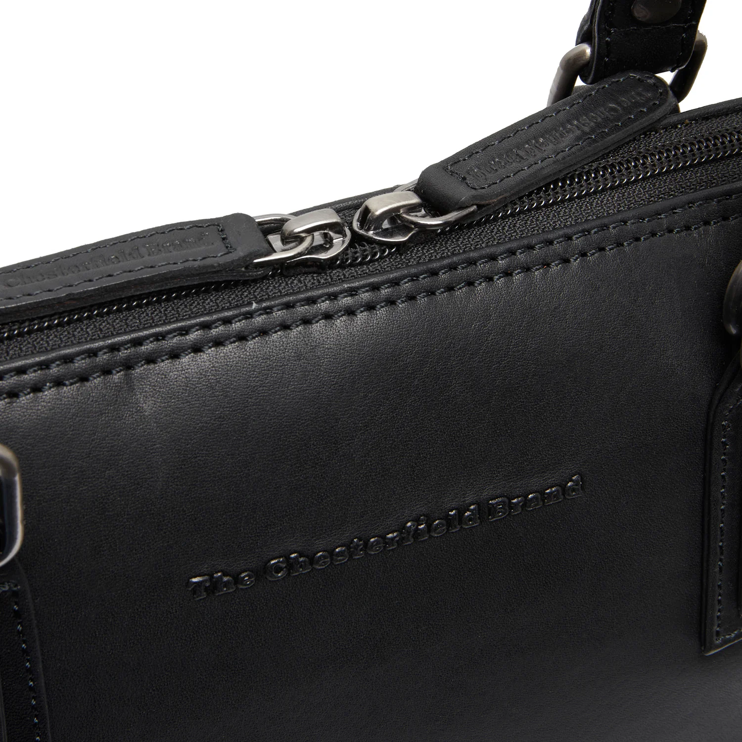Leather Shoulder Bag Black Viamonte - Image 2