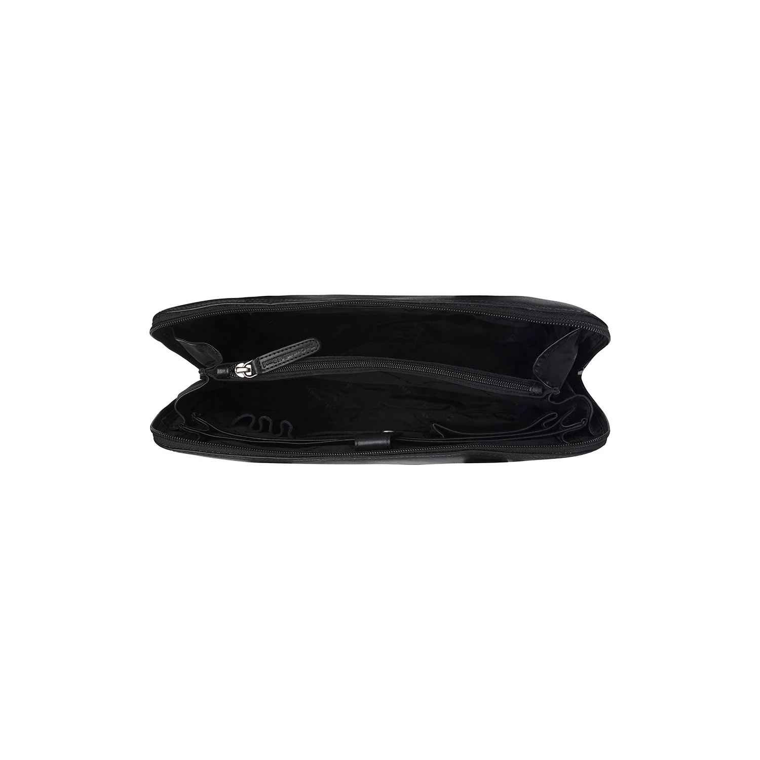 Leather Shoulder Bag Black Viamonte - Image 5