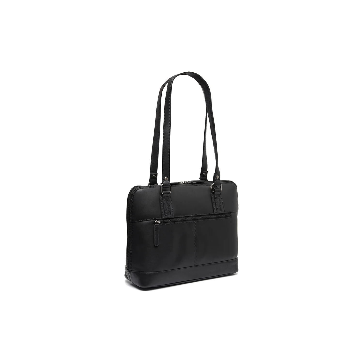 Leather Shoulder Bag Black Viamonte - Image 6