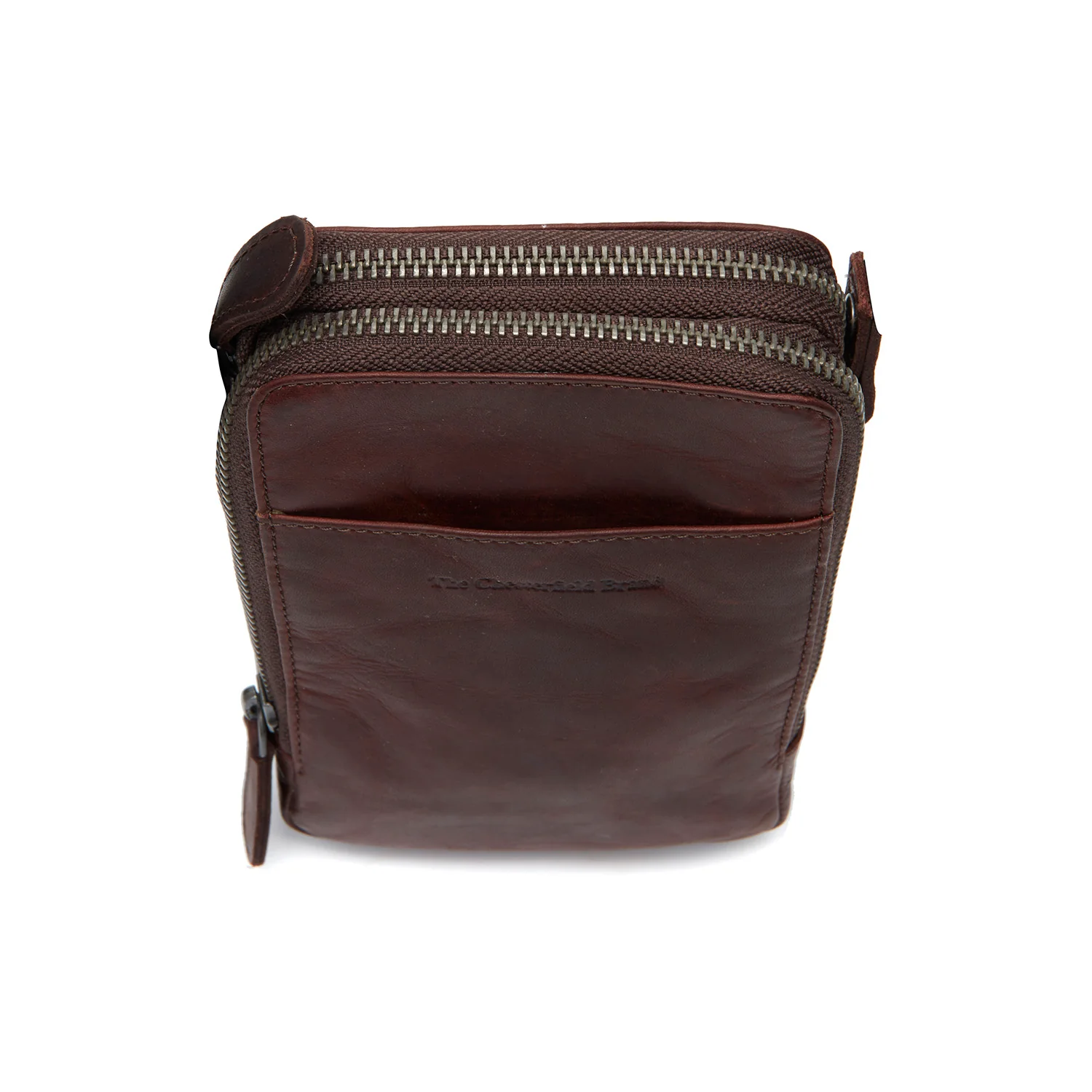 Leather Phone Bag Brown Alesund - Image 5
