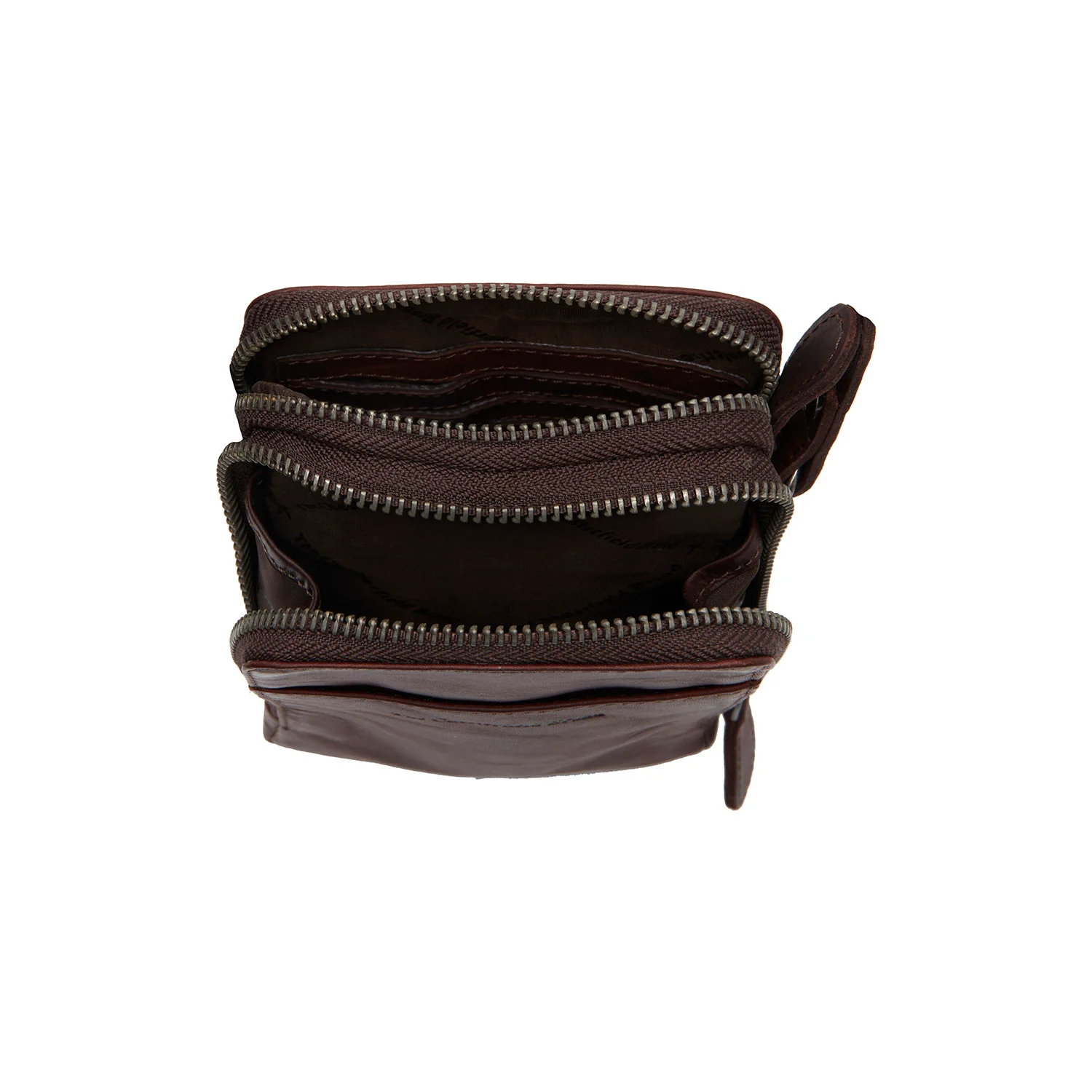 Leather Phone Bag Brown Alesund - Image 6