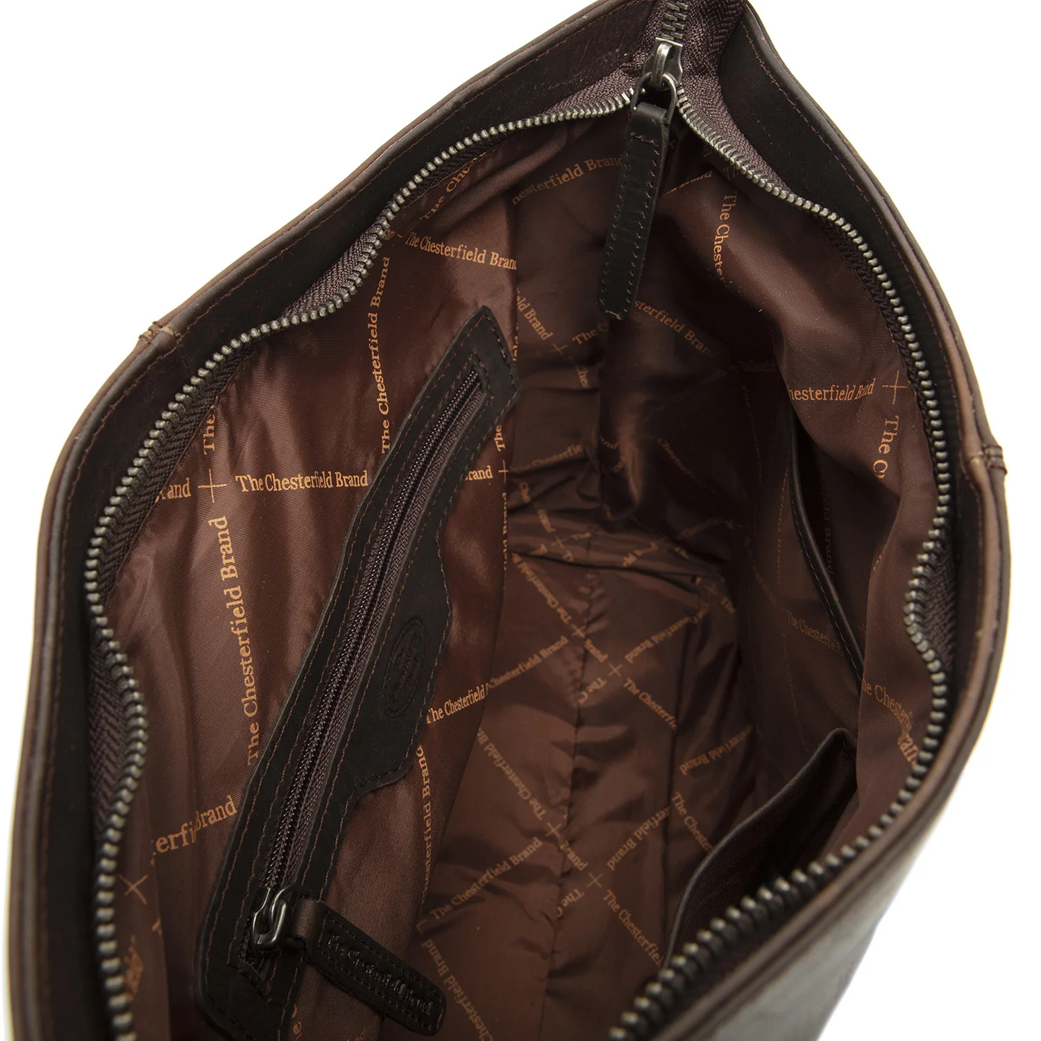 Leather Shoulder Bag Brown Amelia - Image 4