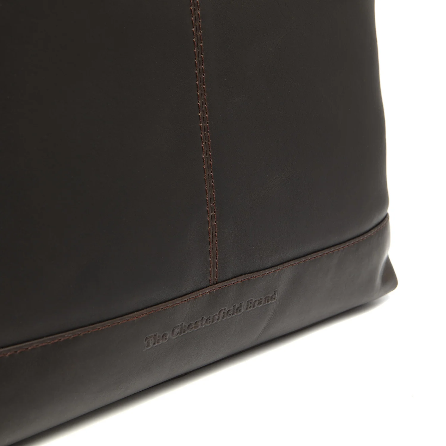 Leather Shoulder Bag Brown Amelia - Image 5