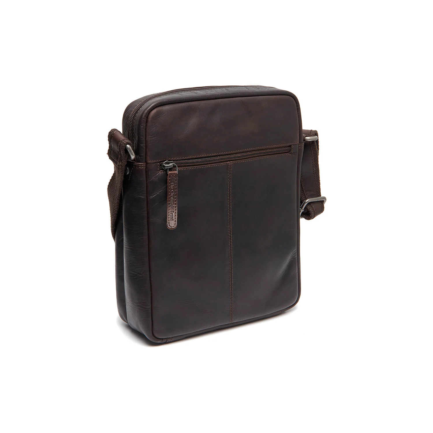 Leather Crossbody Bag Brown Anzora - Image 8