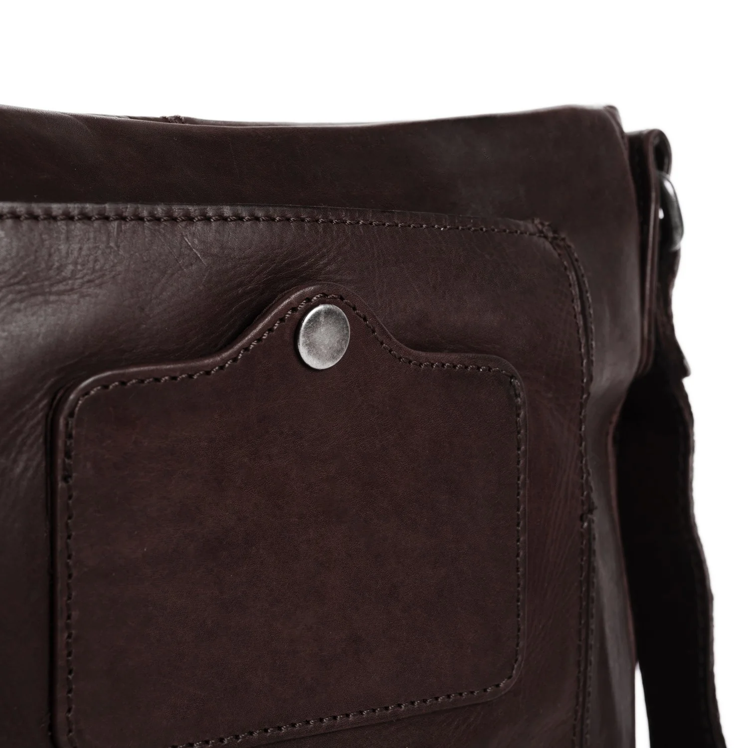 Leather Crossbody Bag Brown Bodin - Image 5
