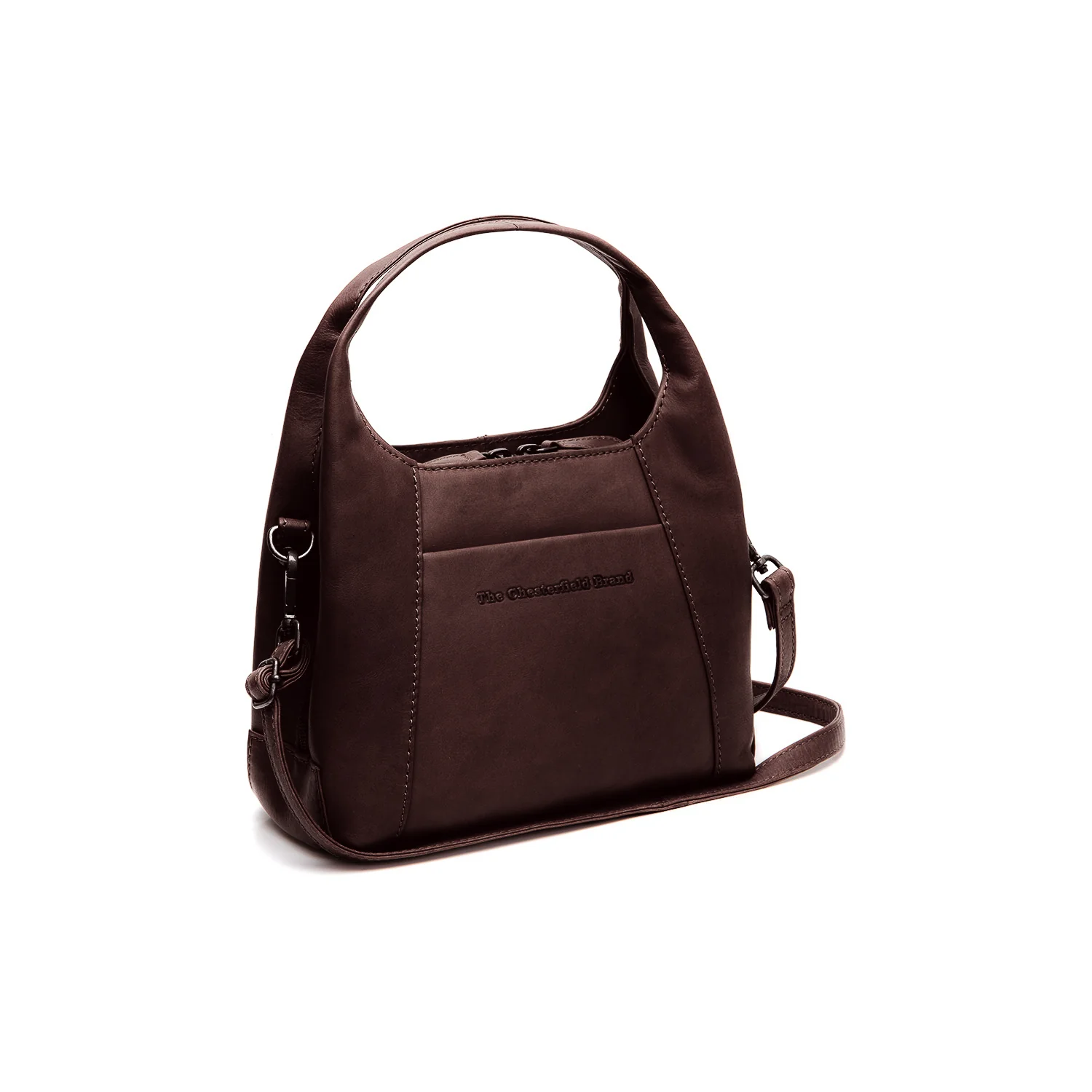 Leather Handbag Brown Lunera