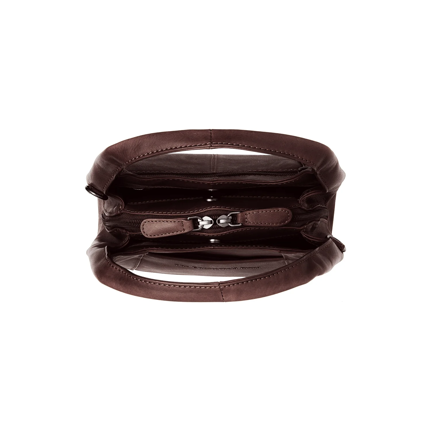 Leather Handbag Brown Lunera - Image 2