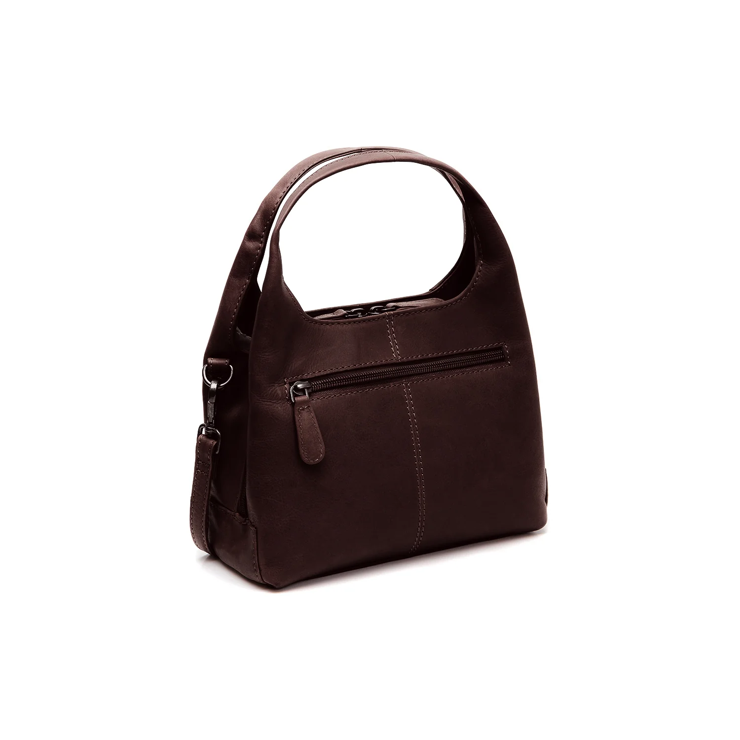 Leather Handbag Brown Lunera - Image 6
