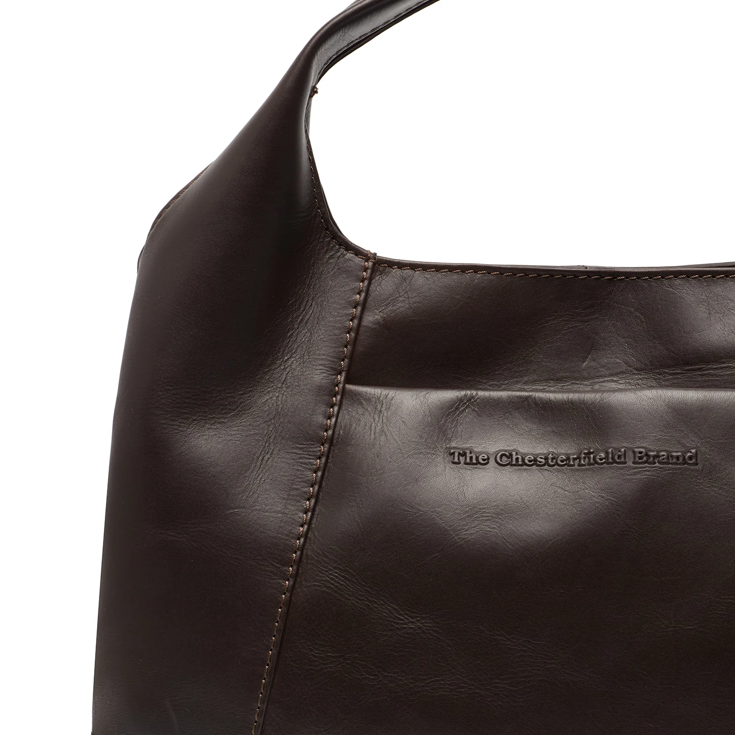 Leather Handbag Brown Salina - Image 2