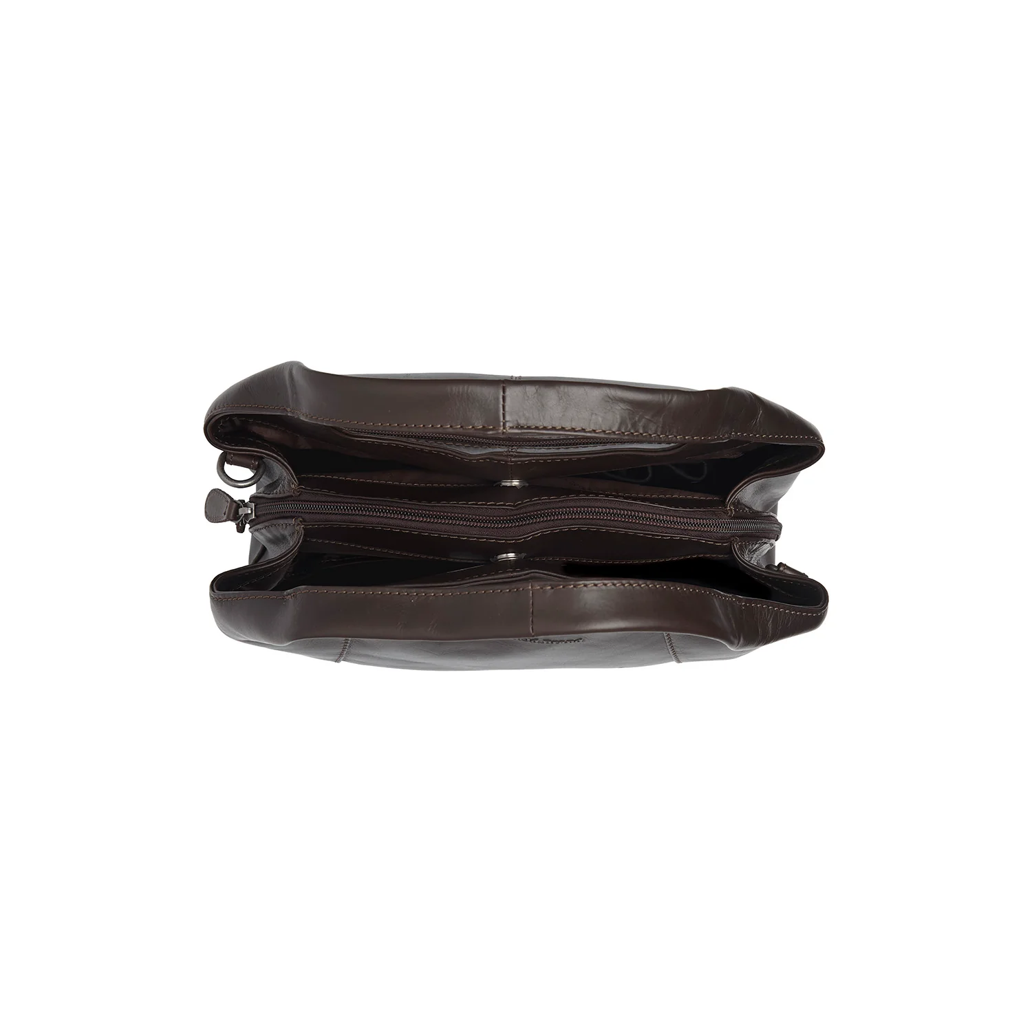 Leather Handbag Brown Salina - Image 3