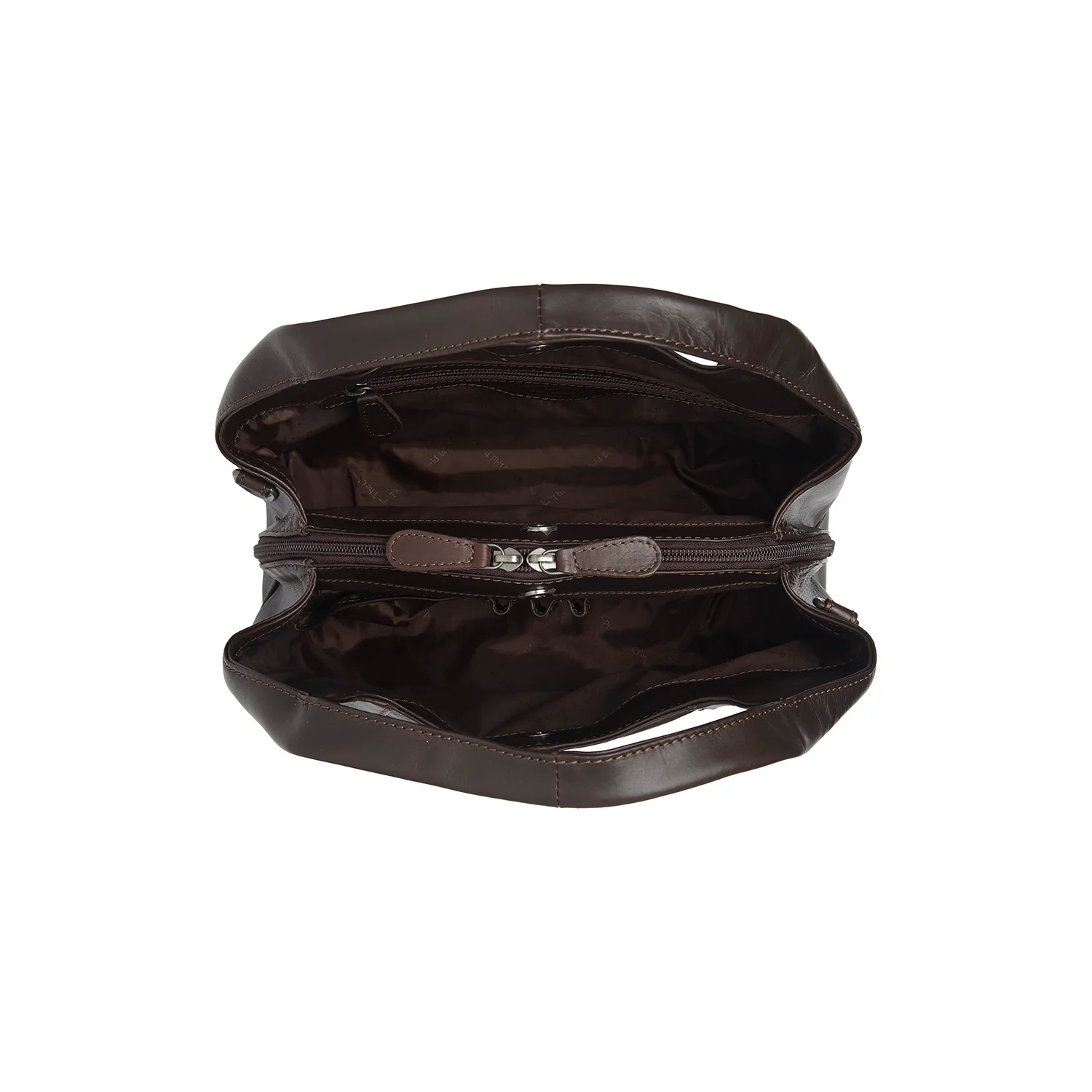Leather Handbag Brown Salina - Image 4