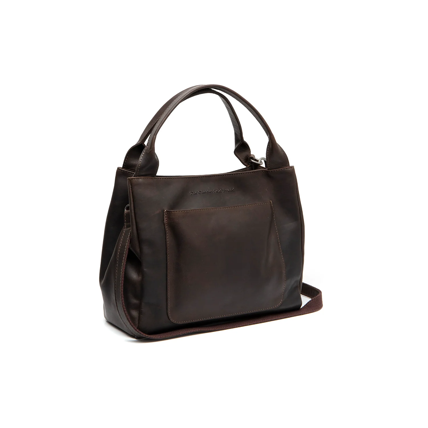 Leather Handbag Brown Tenara