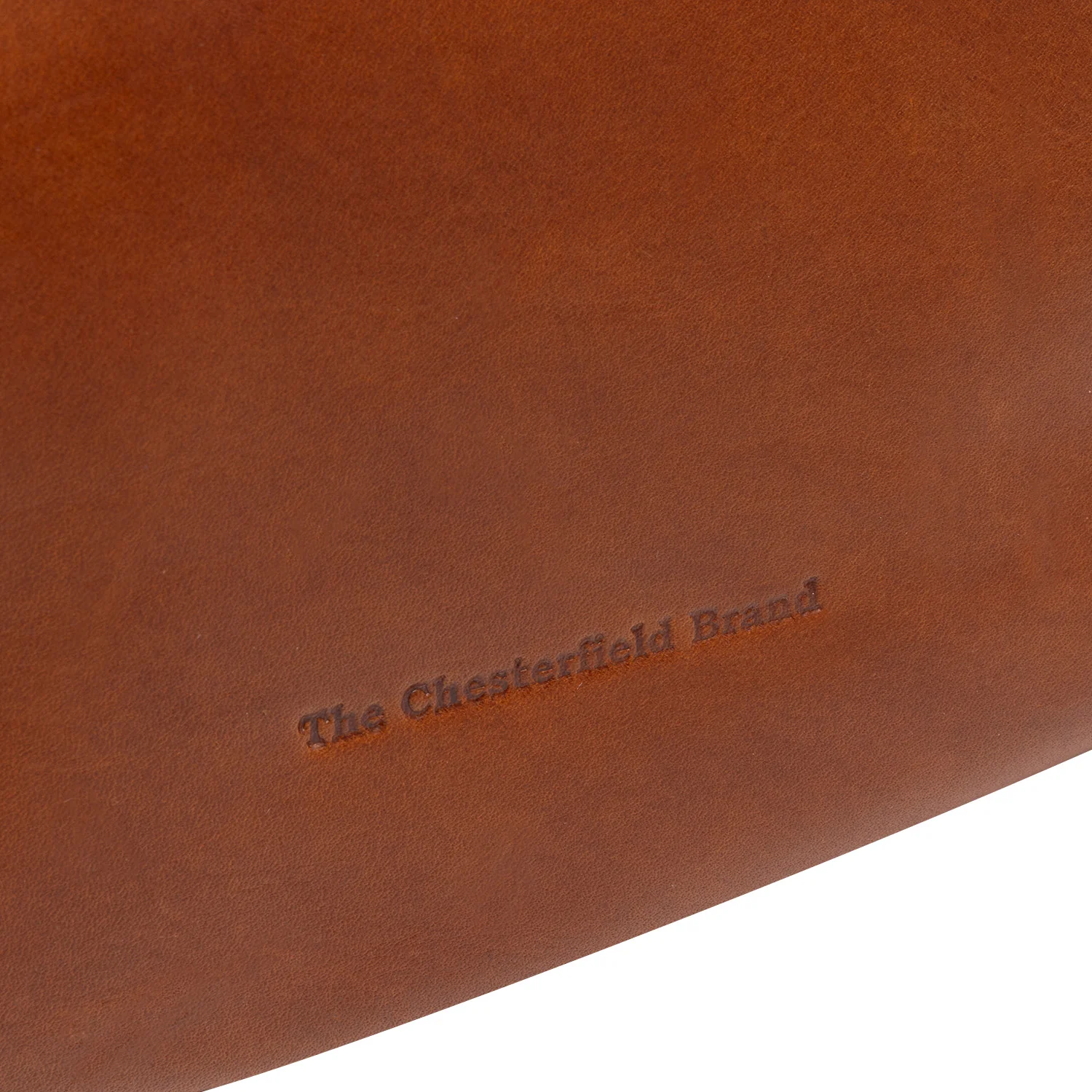 Leather Shoulder Bag Cognac Alexandria - Image 4