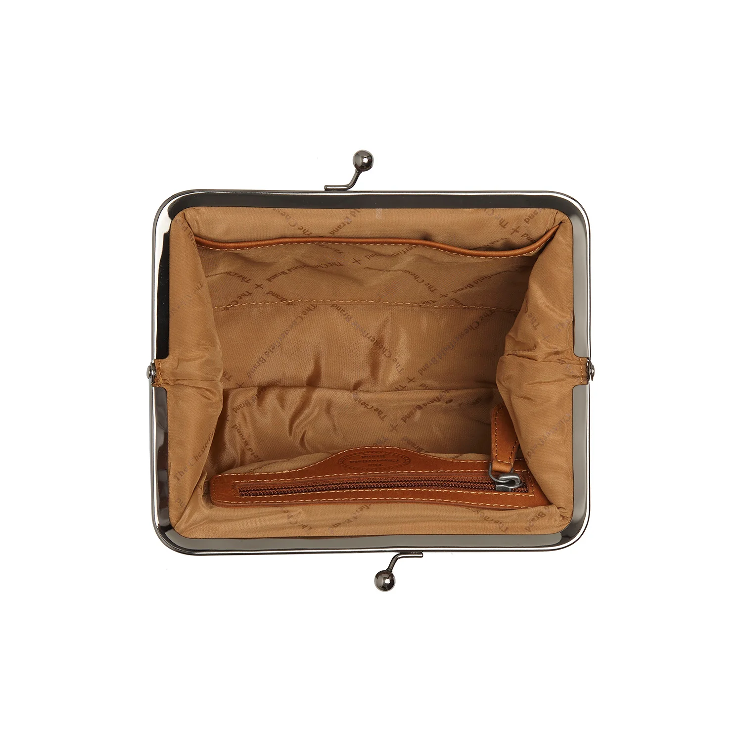 Leather Shoulder Bag Cognac Andrade - Image 4