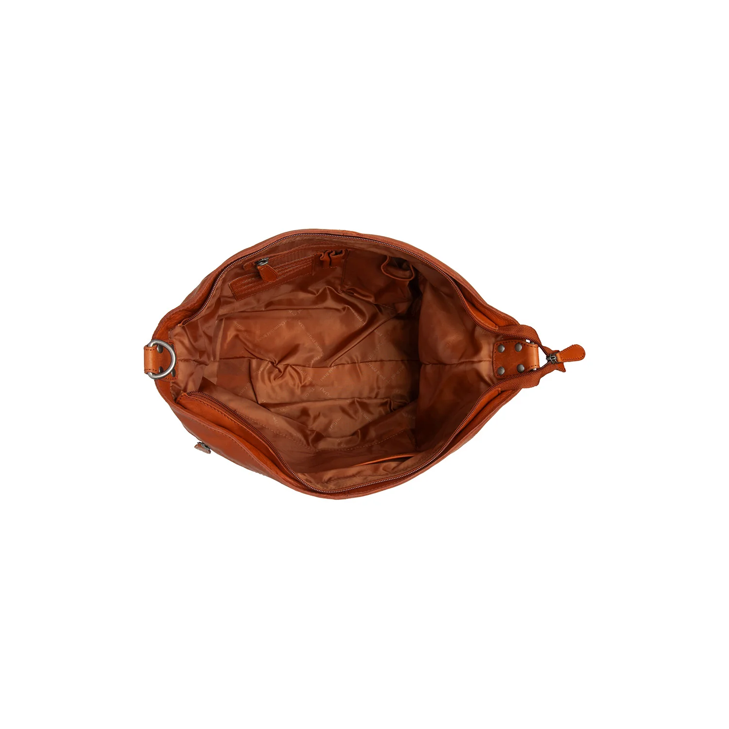 Leather Shoulder Bag Cognac Astero - Image 6