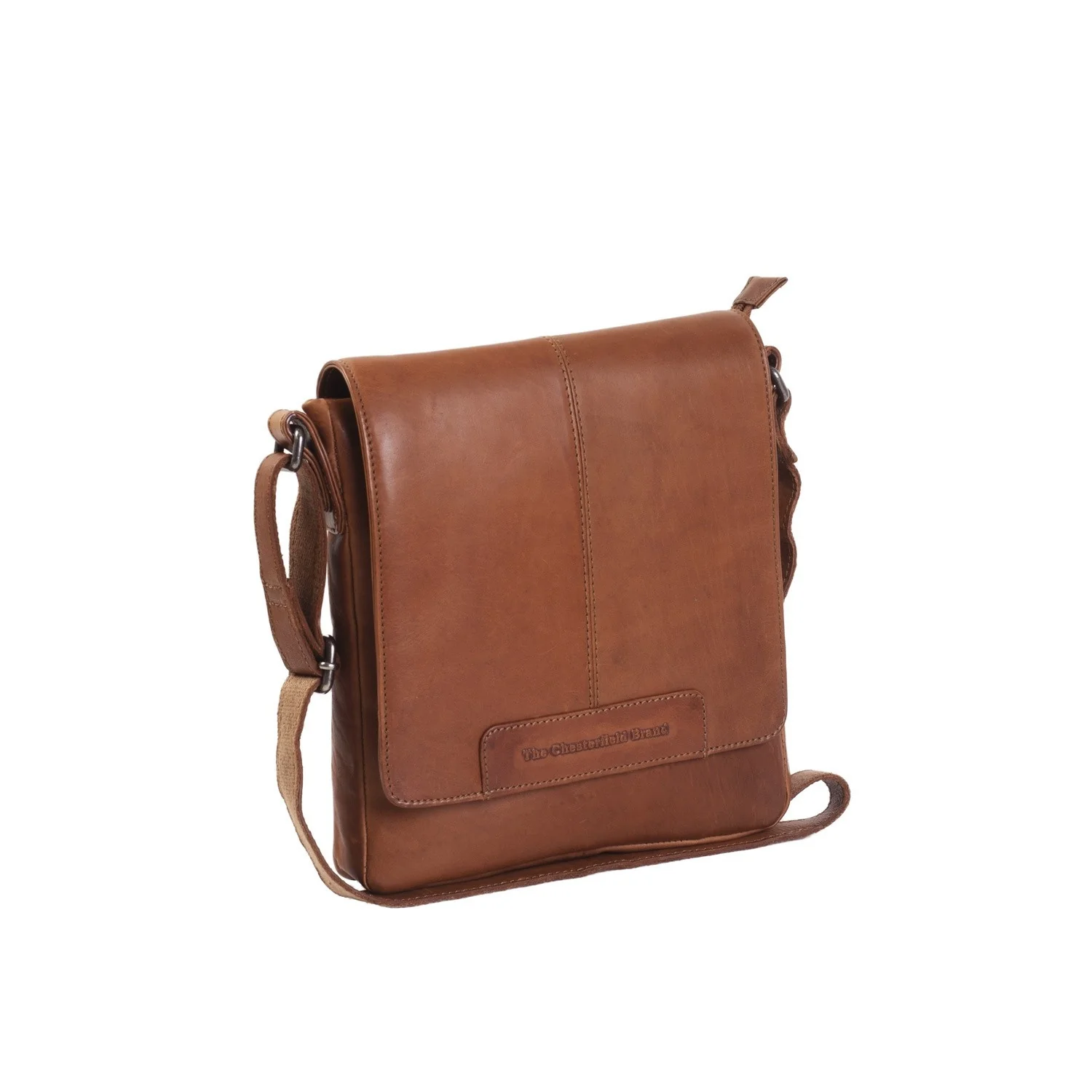 Leather Crossbody Bag Cognac Bodin