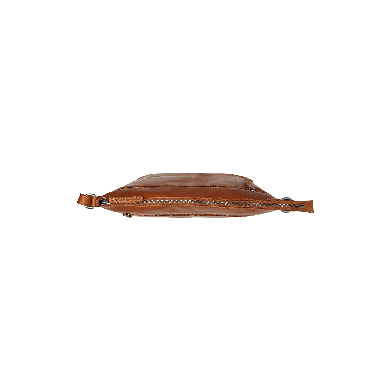 Leather Crossbody Bag Cognac Cartagena - Image 3
