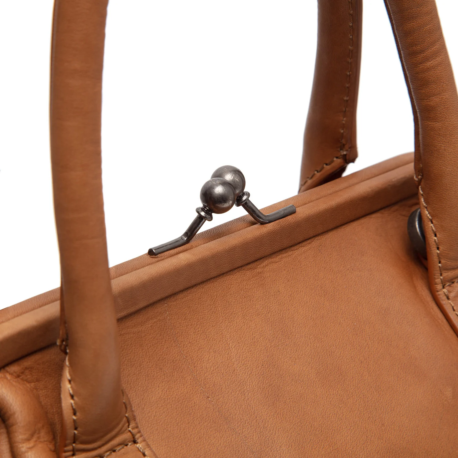 Leather Handbag Cognac Chili - Image 5