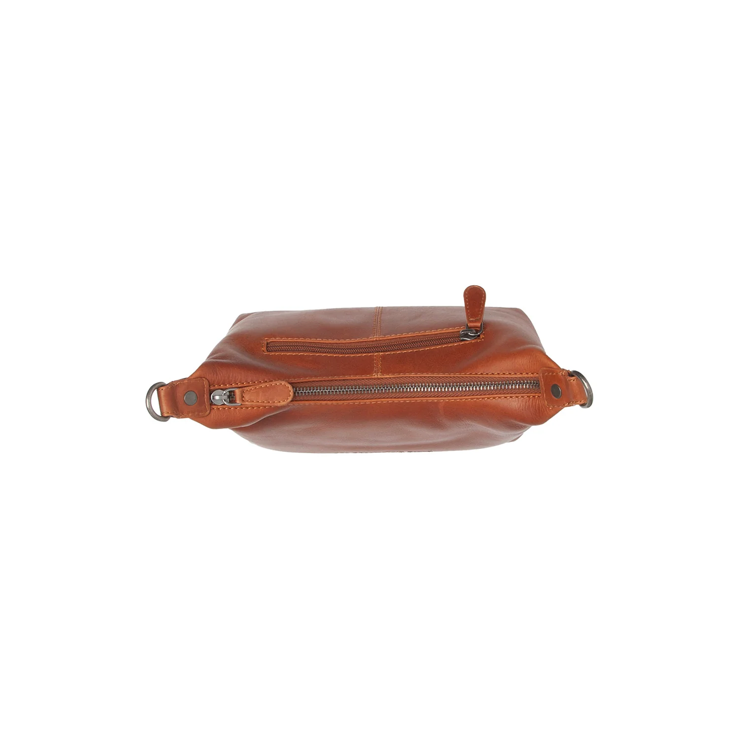 Leather Shoulder Bag Cognac Christie - Image 5