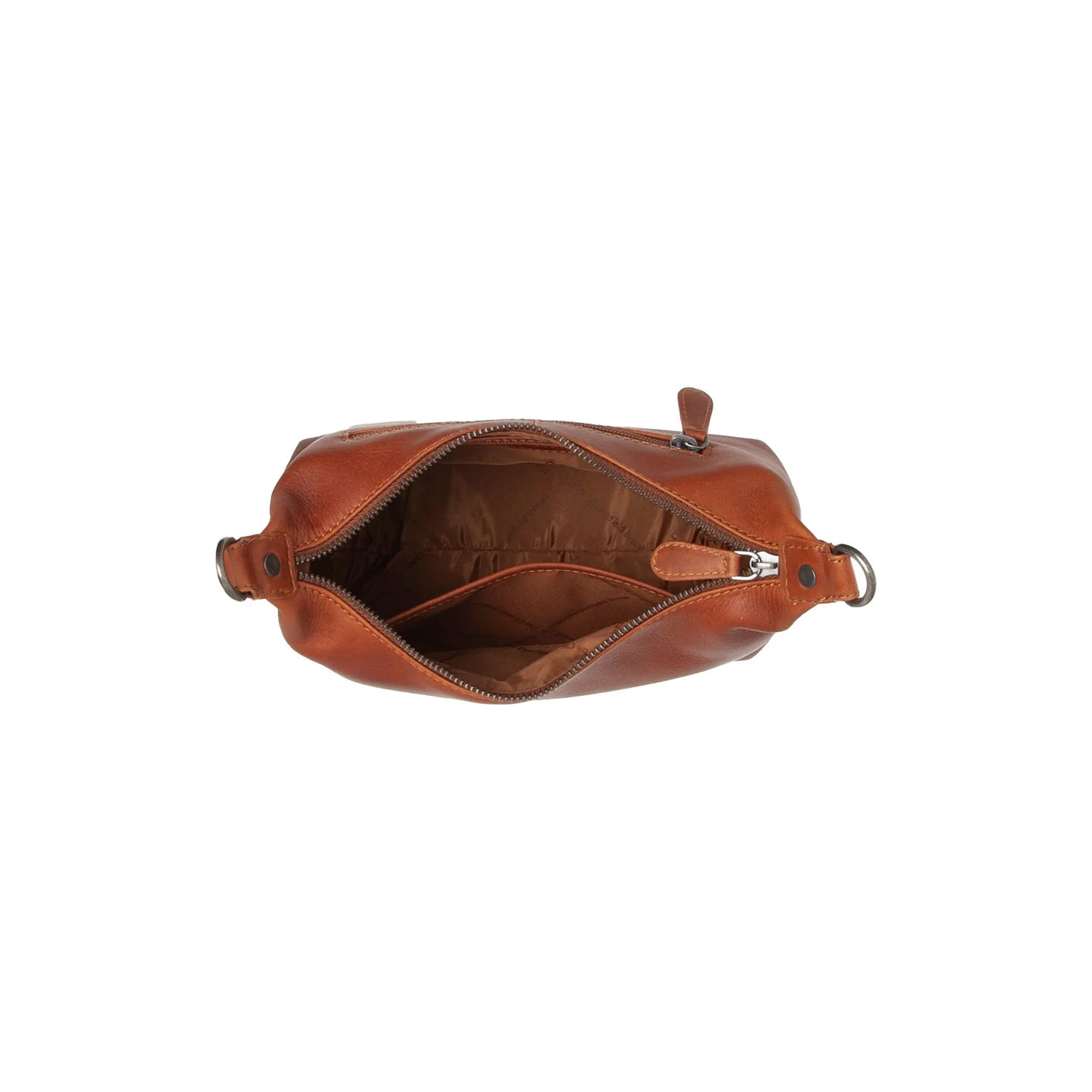 Leather Shoulder Bag Cognac Christie - Image 6