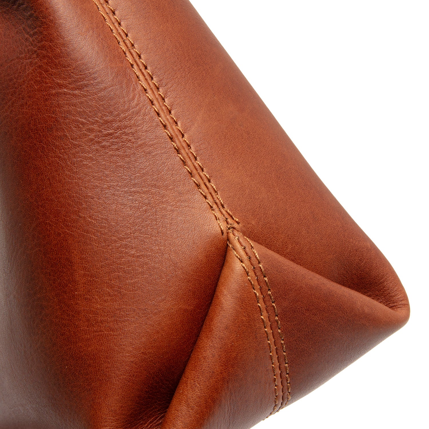 Leather Shoulder Bag Cognac Christie - Image 7