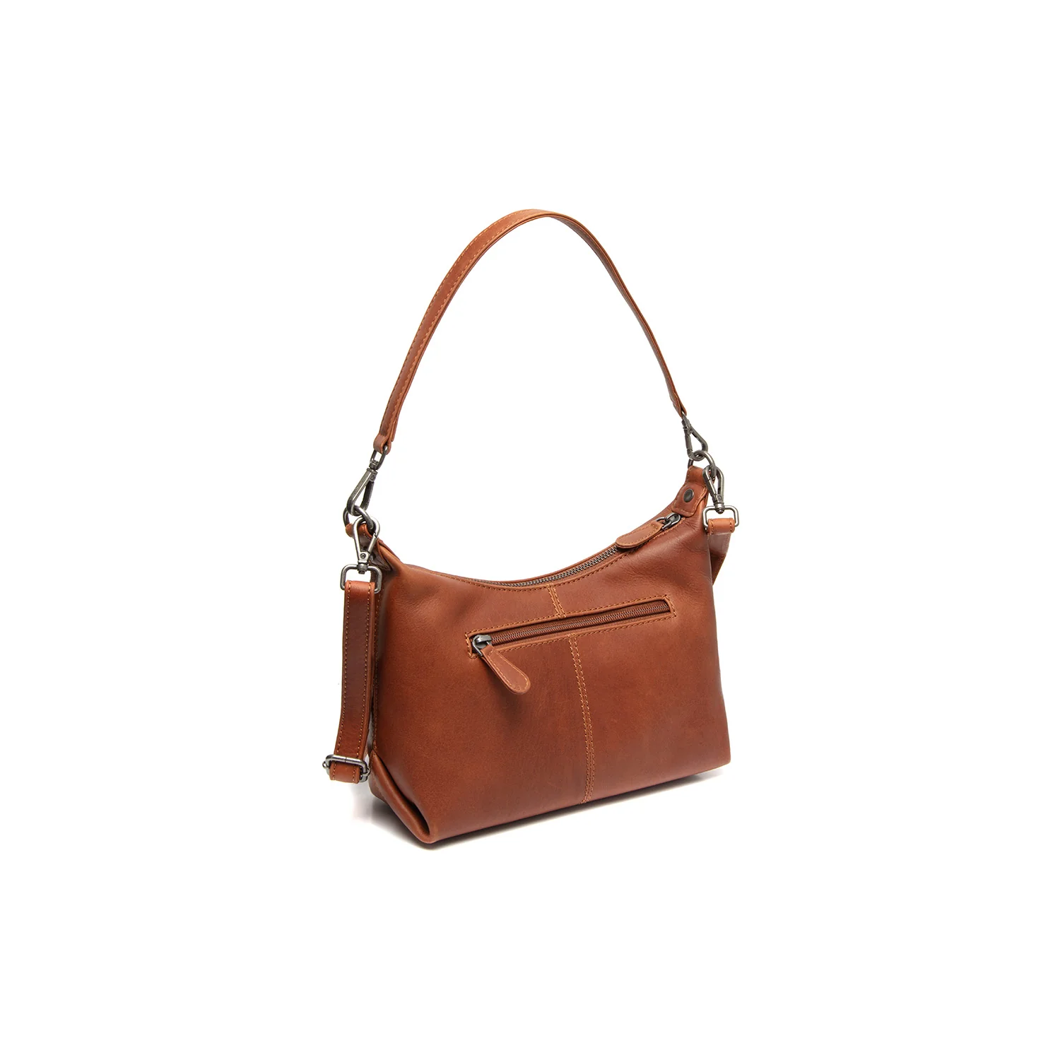 Leather Shoulder Bag Cognac Christie - Image 8