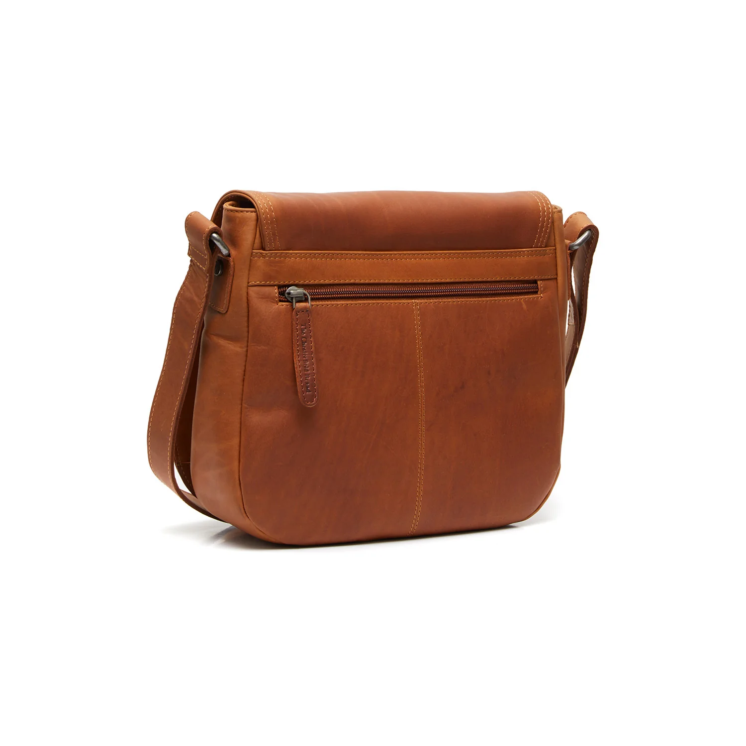 Leather Crossbody Bag Cognac Everglades - Image 8
