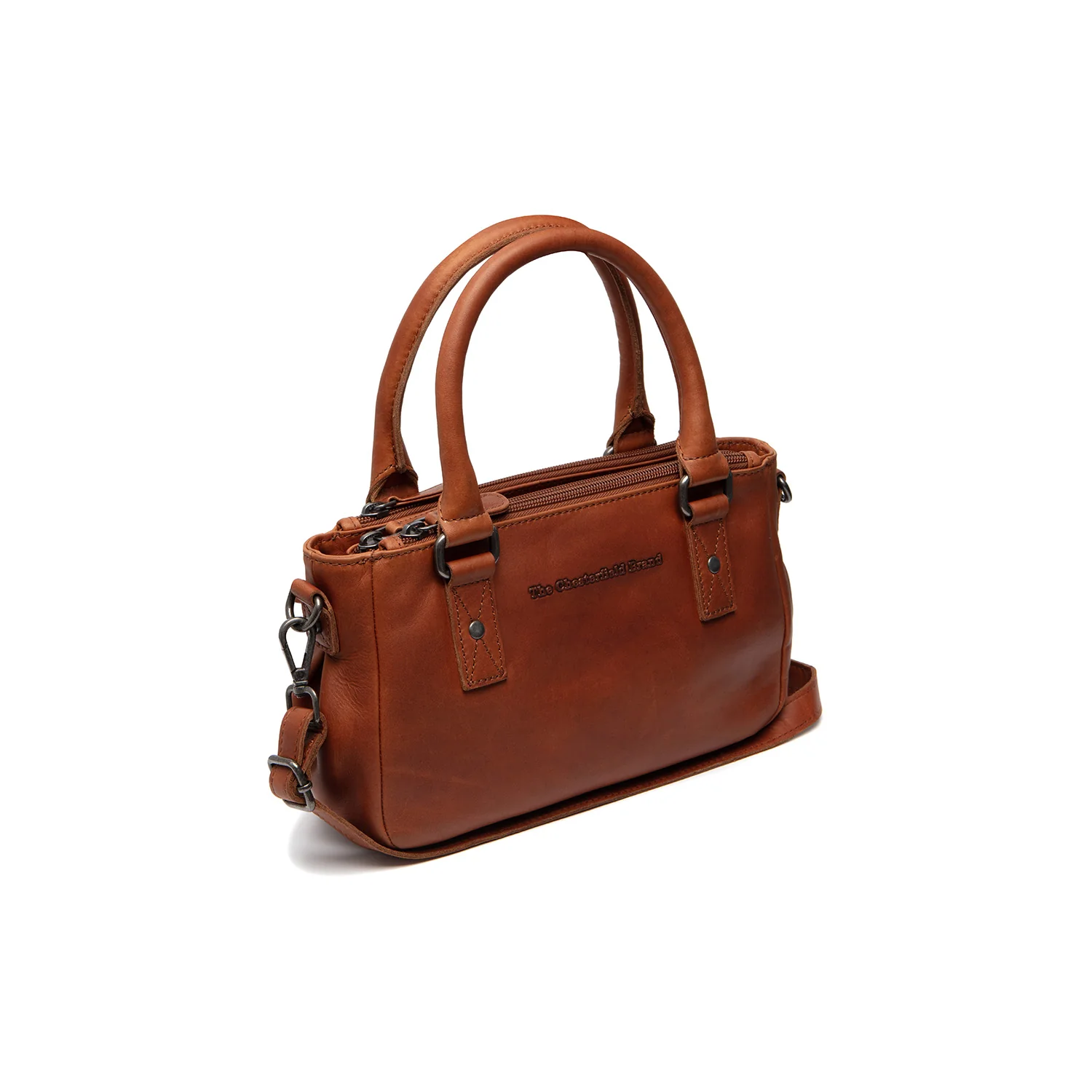 Leather Handbag Cognac Fenja