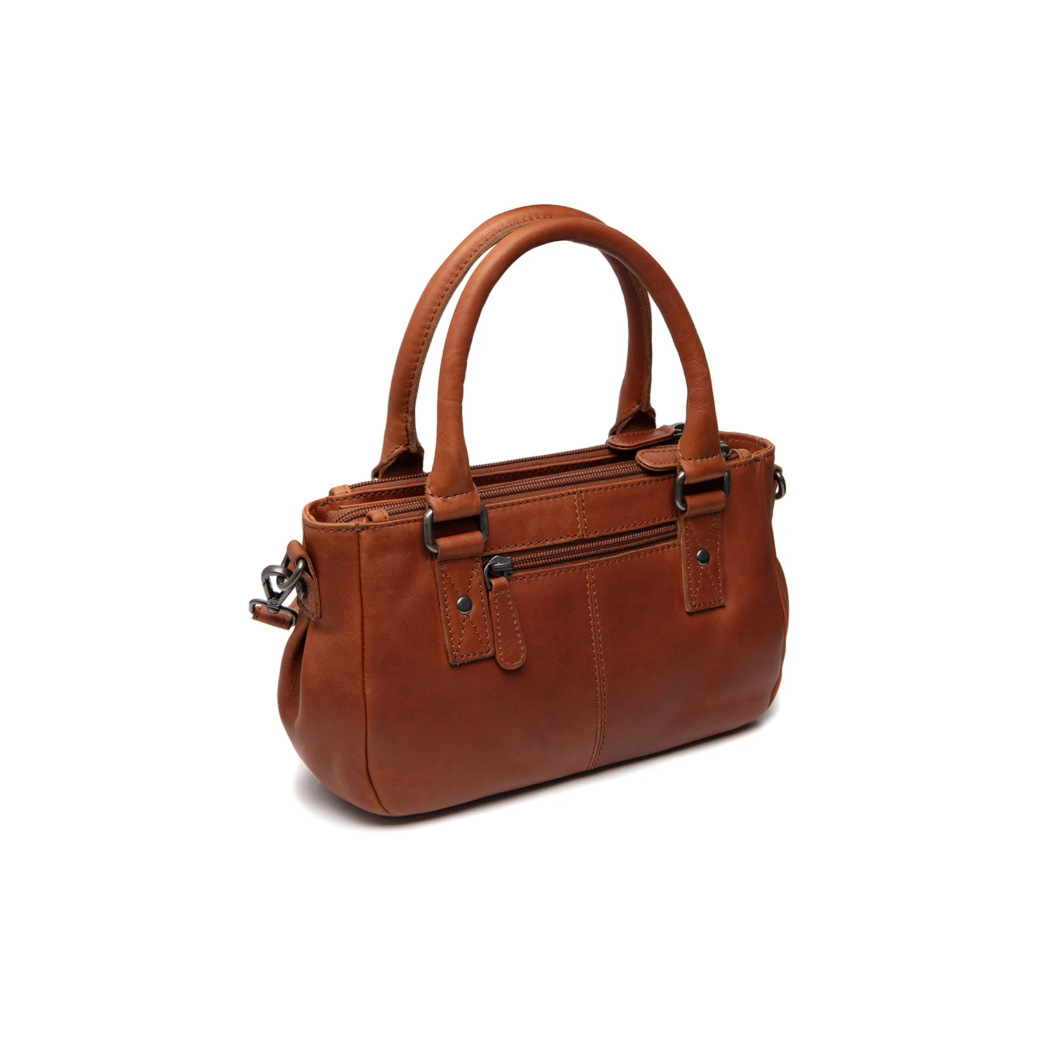 Leather Handbag Cognac Fenja - Image 7