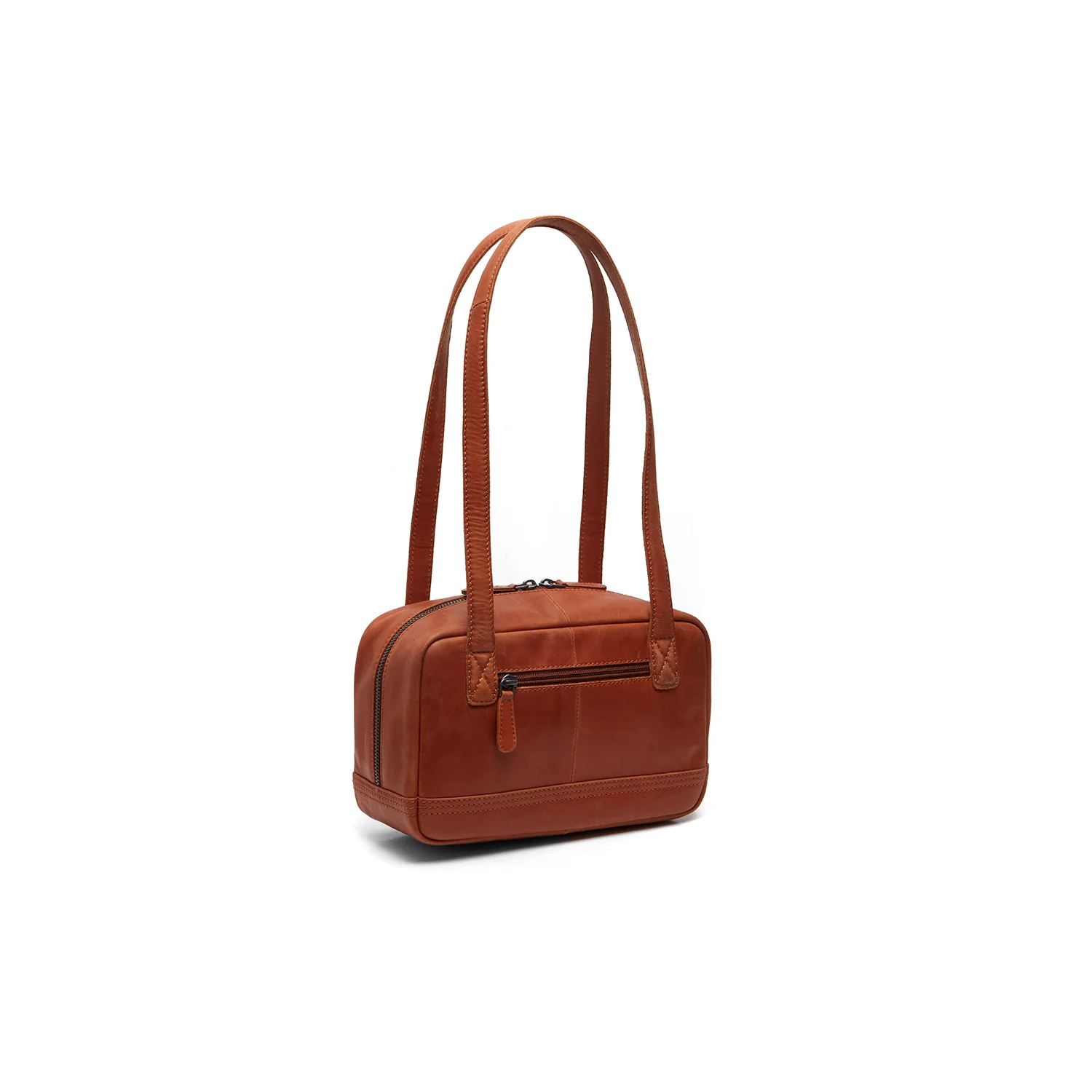 Leather Shoulder Bag Cognac Fenno - Image 6