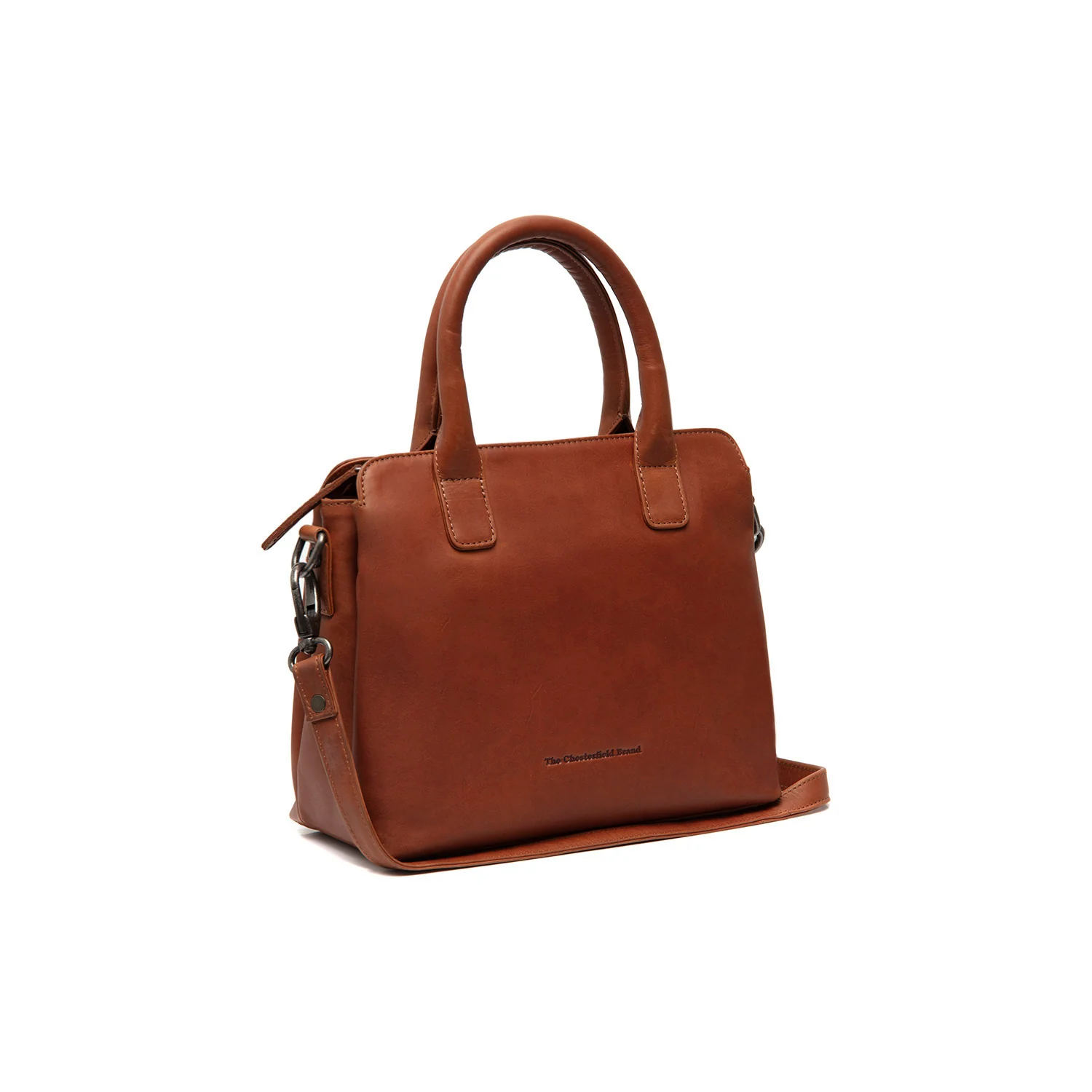 Leather Handbag Cognac Hermosa