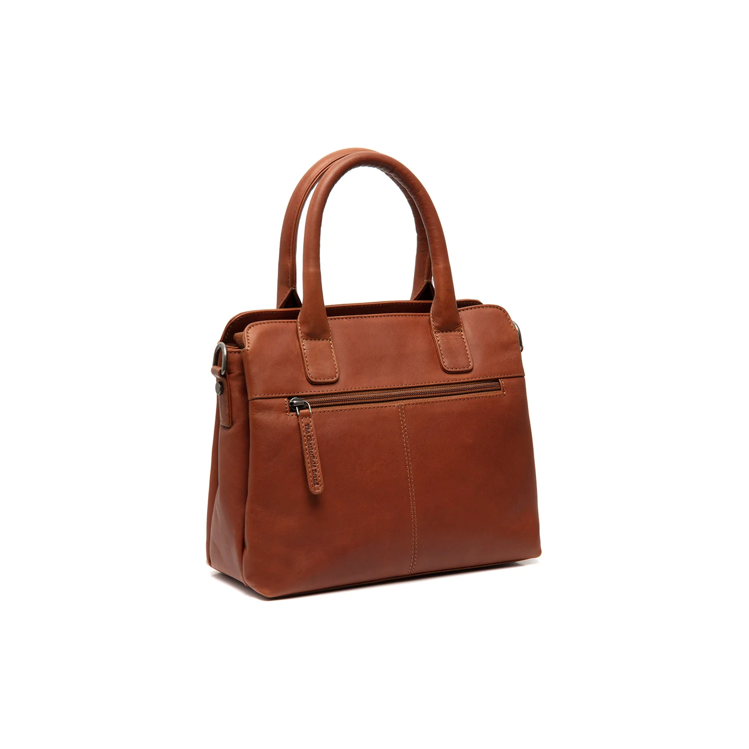 Leather Handbag Cognac Hermosa - Image 9