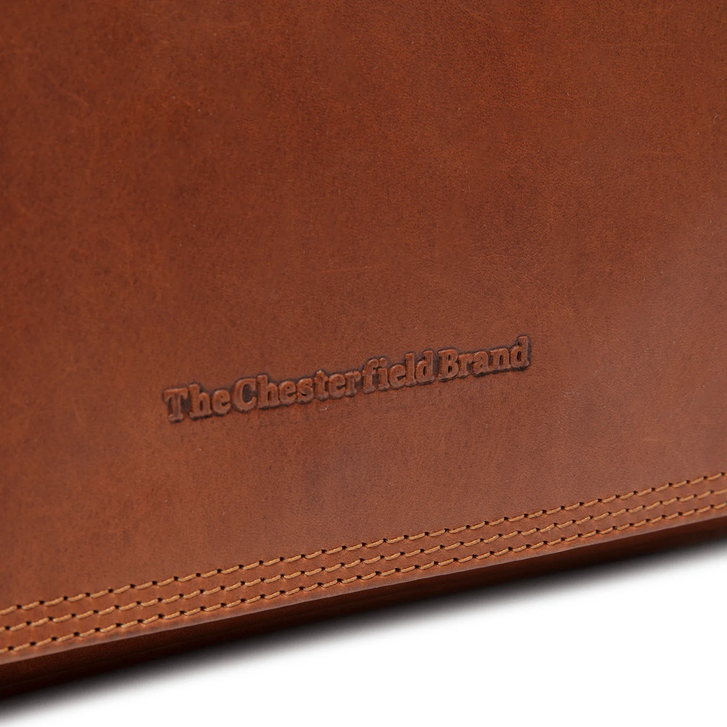 Leather Crossbody Bag Cognac Laverton - Image 2