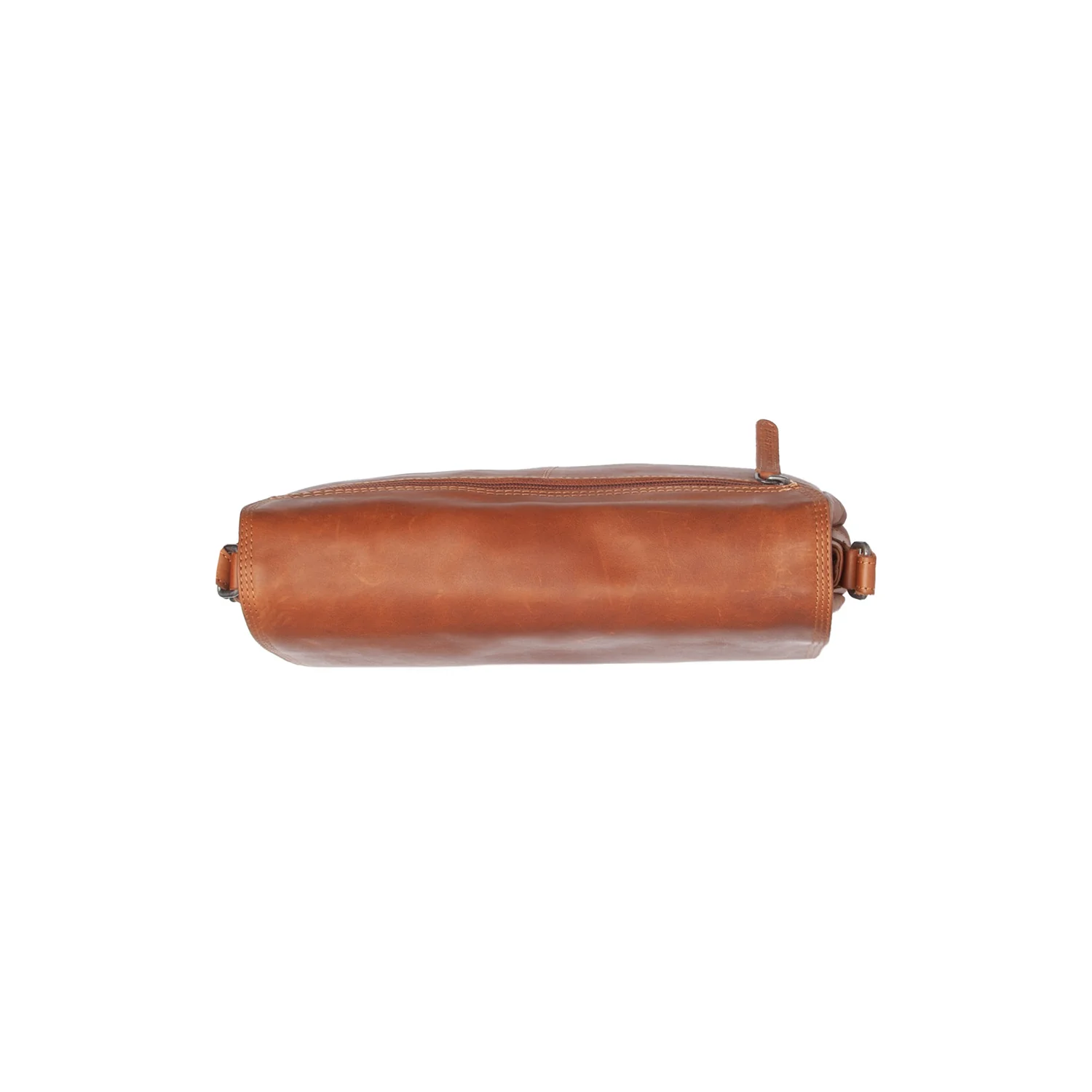 Leather Crossbody Bag Cognac Laverton - Image 3