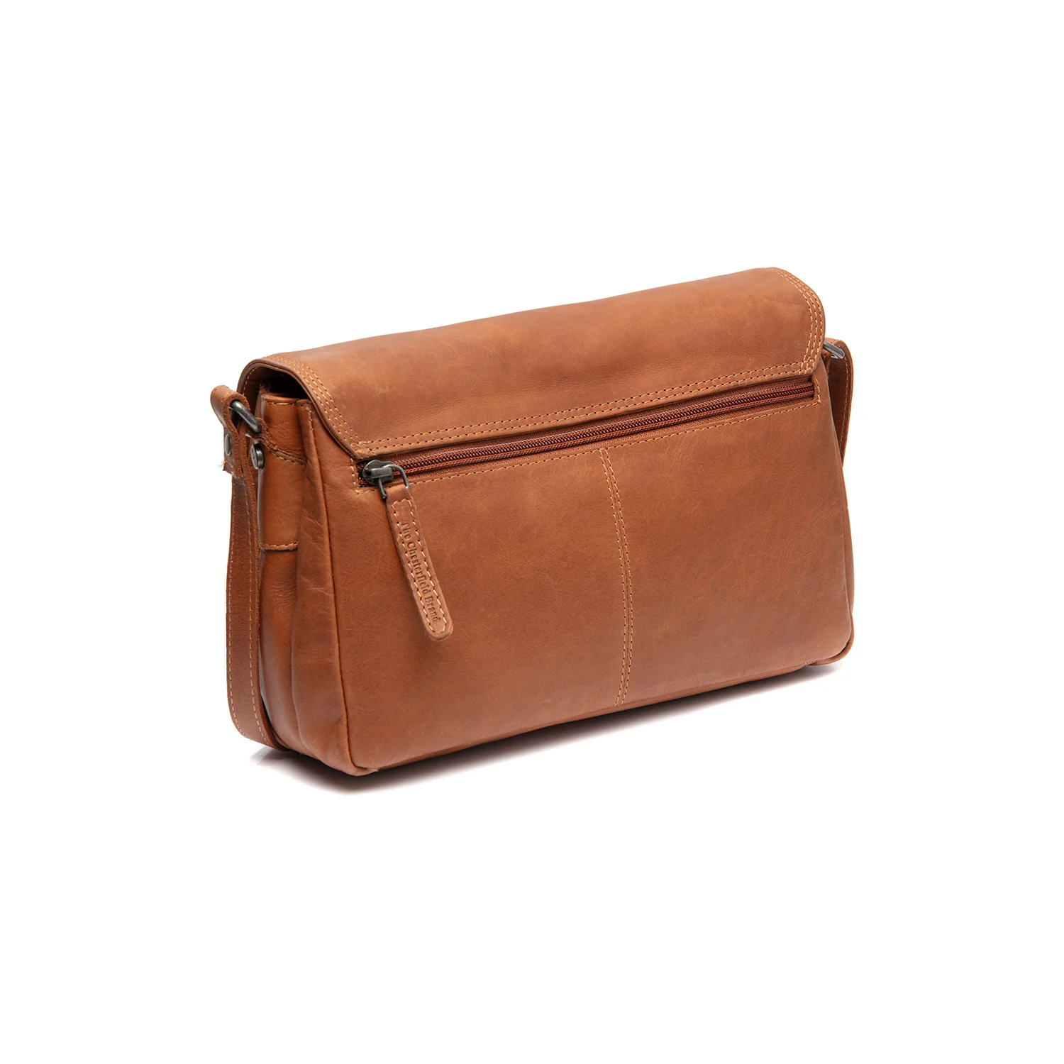 Leather Crossbody Bag Cognac Laverton - Image 6