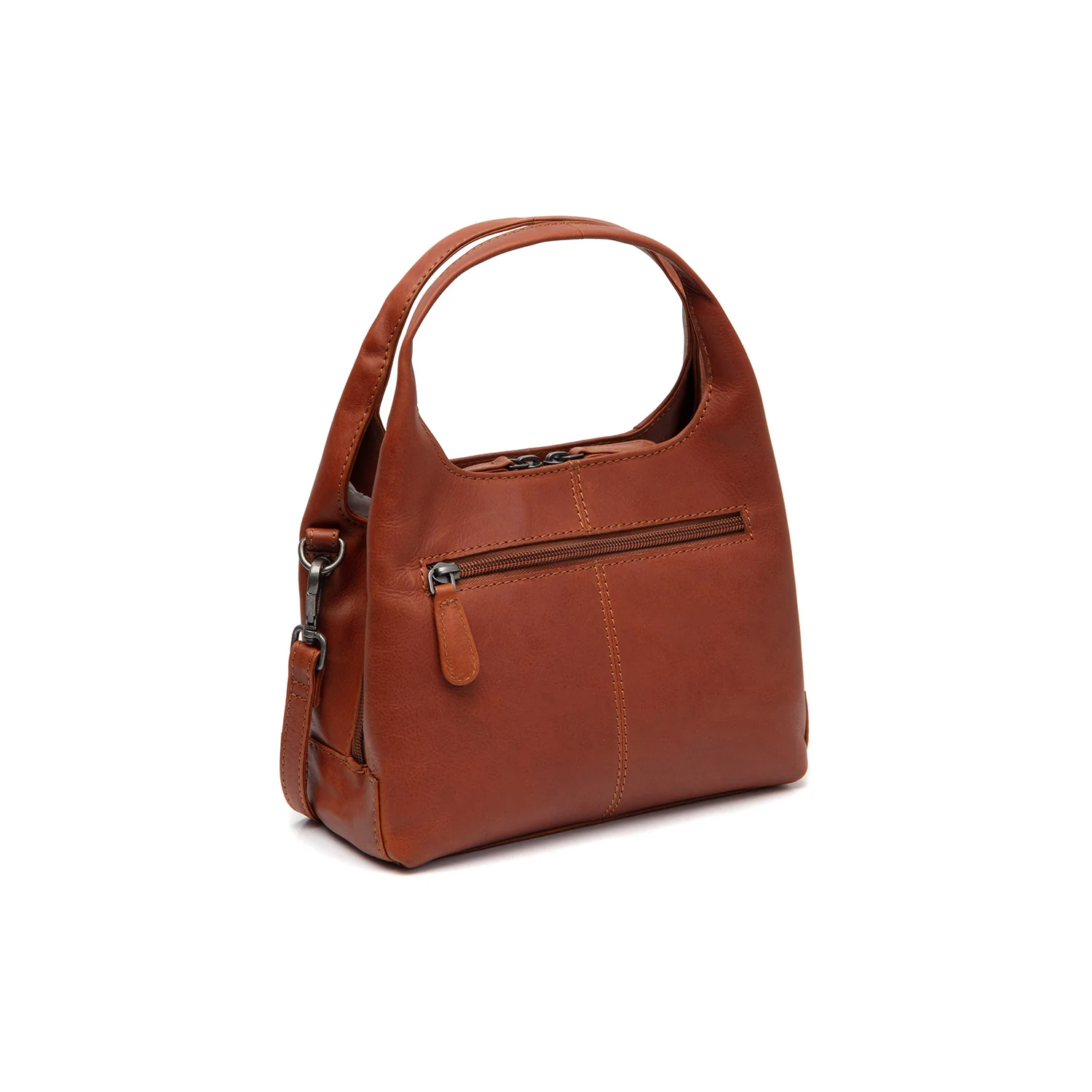 Leather Handbag Cognac Lunera - Image 8