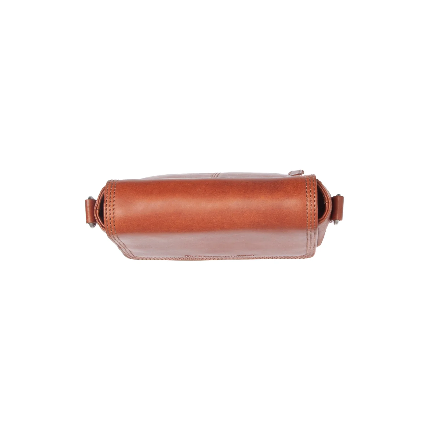 Leather Shoulder Bag Cognac Marcella - Image 4