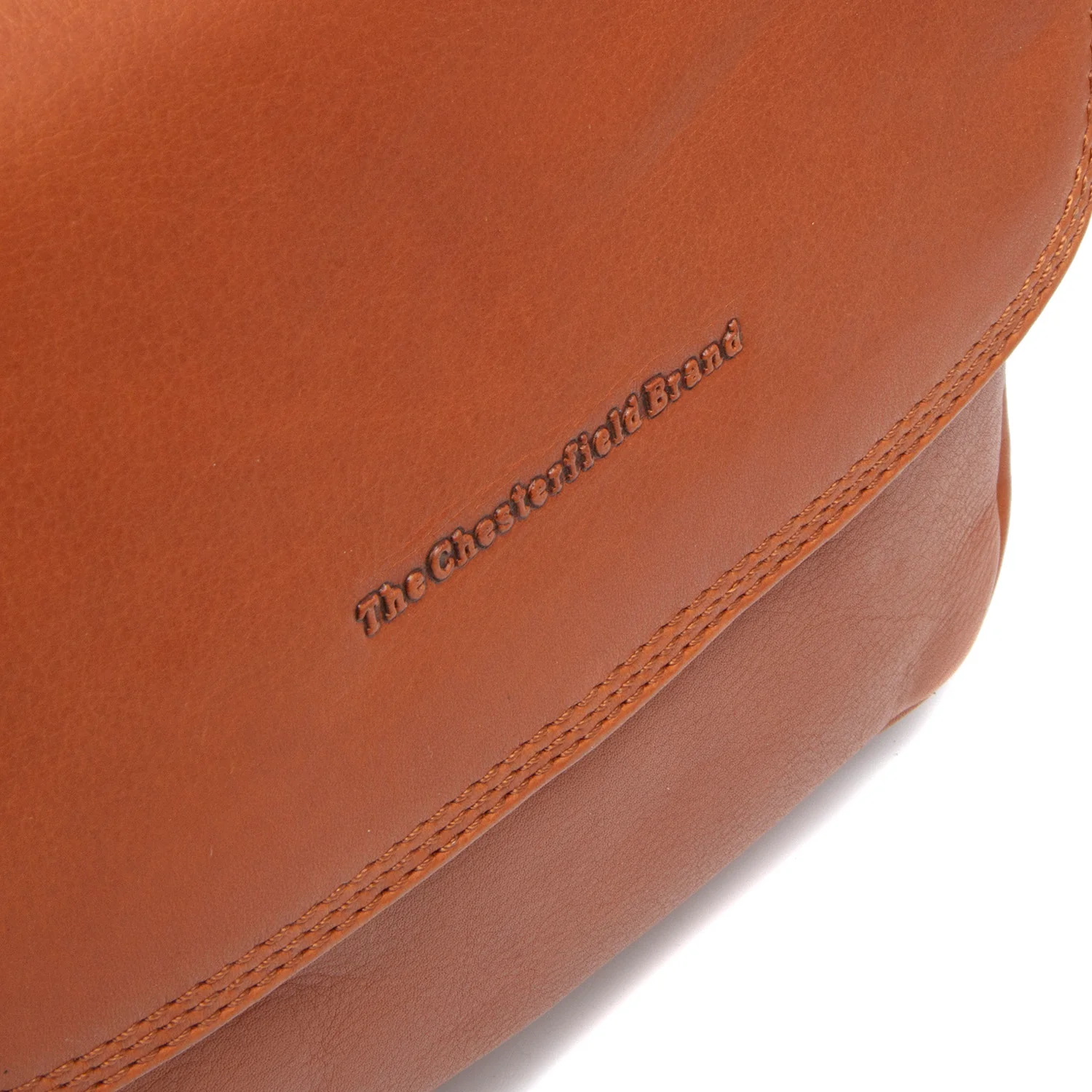 Leather Shoulder Bag Cognac Miloa - Image 4