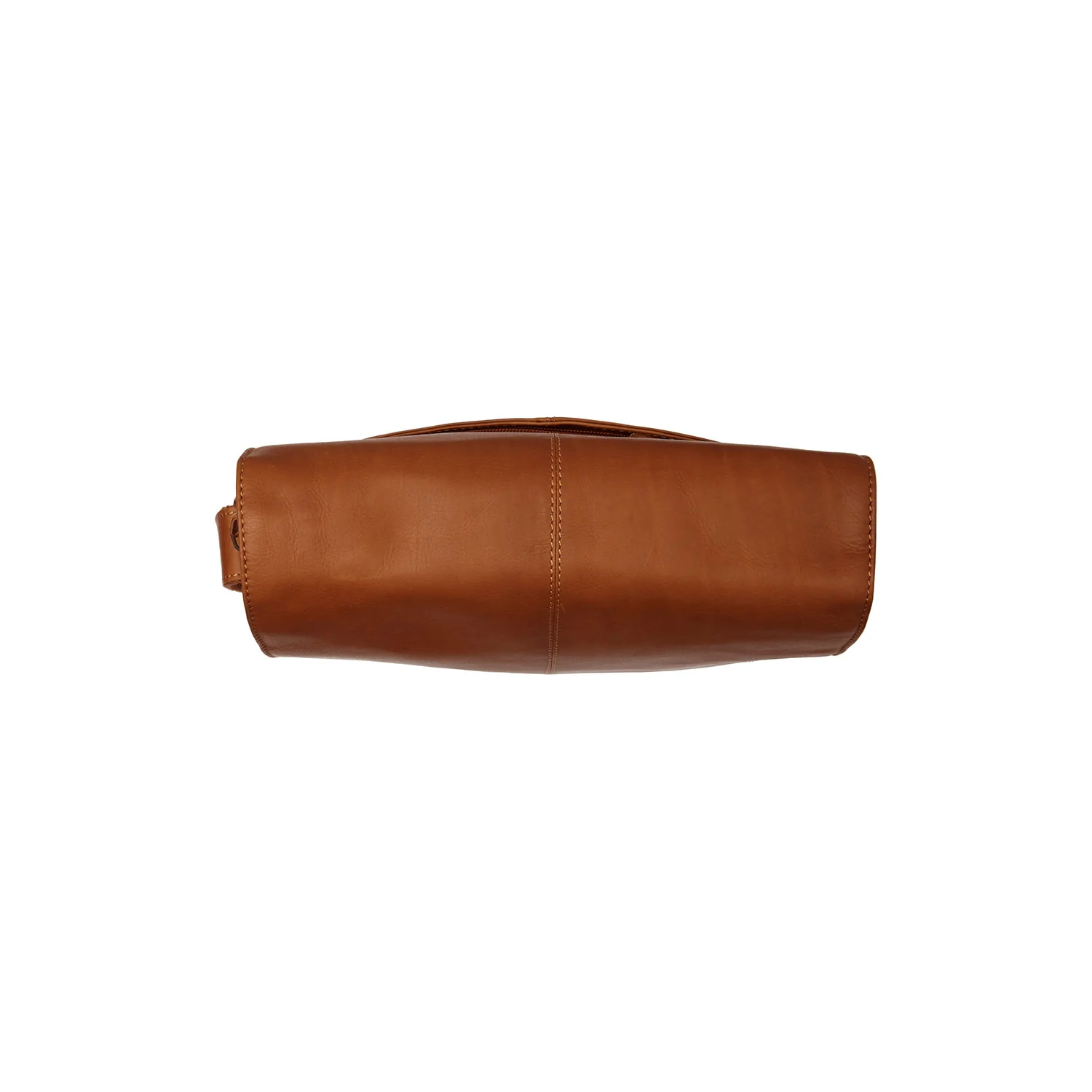 Leather Crossbody Bag Cognac Raphael - Image 6