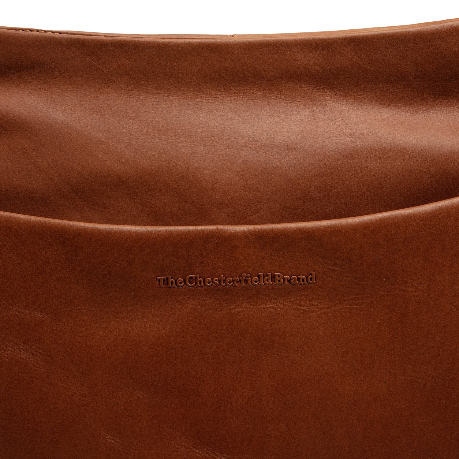 Leather Shoulder Bag Cognac Regina - Image 2